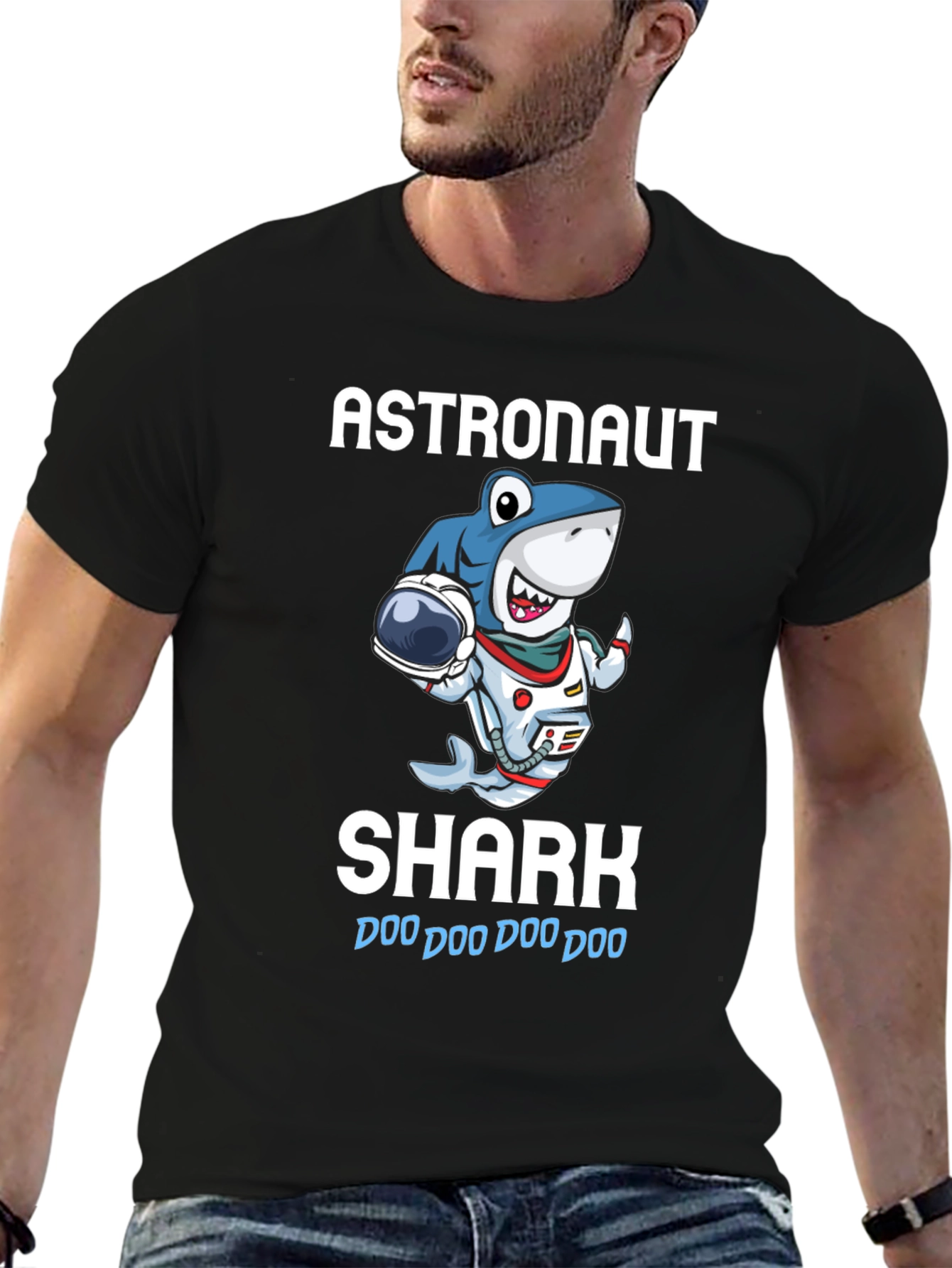 Astronaut Shark T-Shirt - Doo Doo Doo!