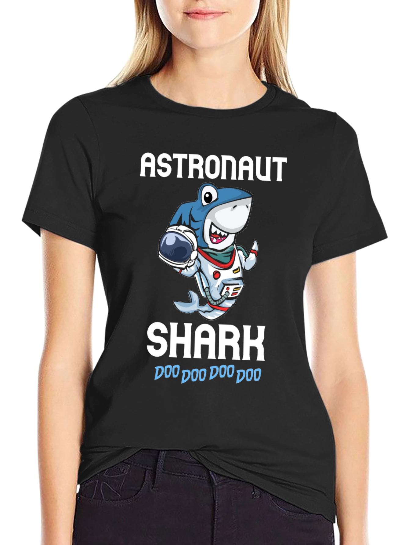 Astronaut Shark T-Shirt - Doo Doo Doo!