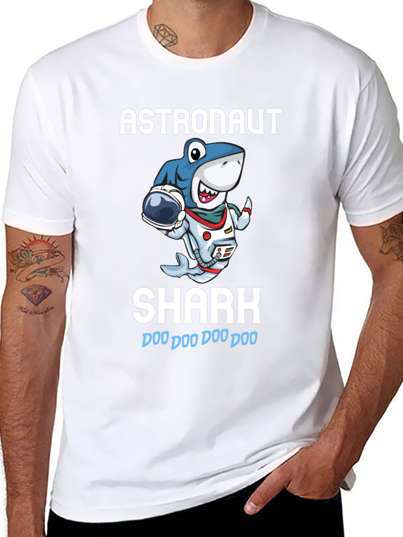 Astronaut Shark T-Shirt - Doo Doo Doo!