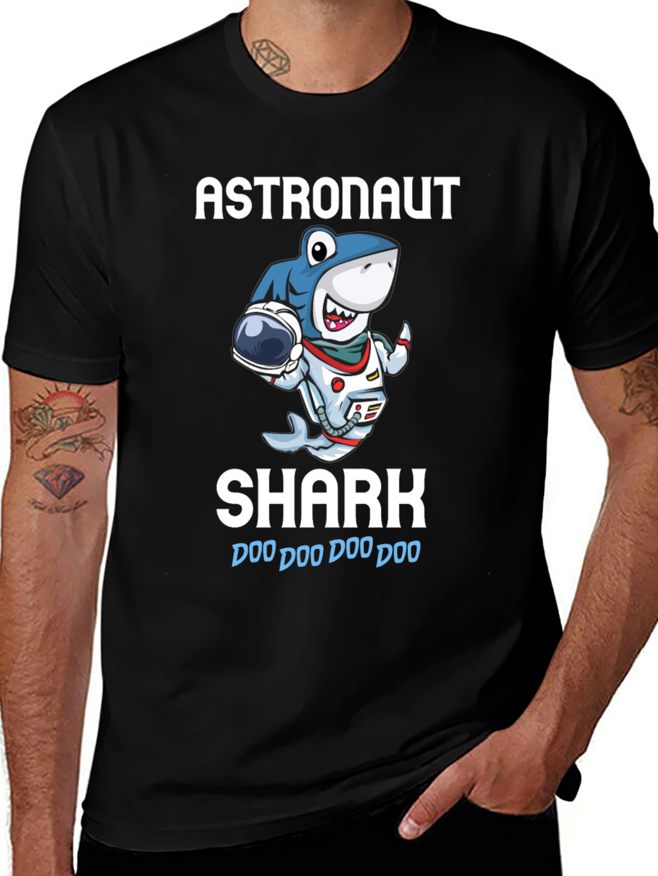 Astronaut Shark T-Shirt - Doo Doo Doo!