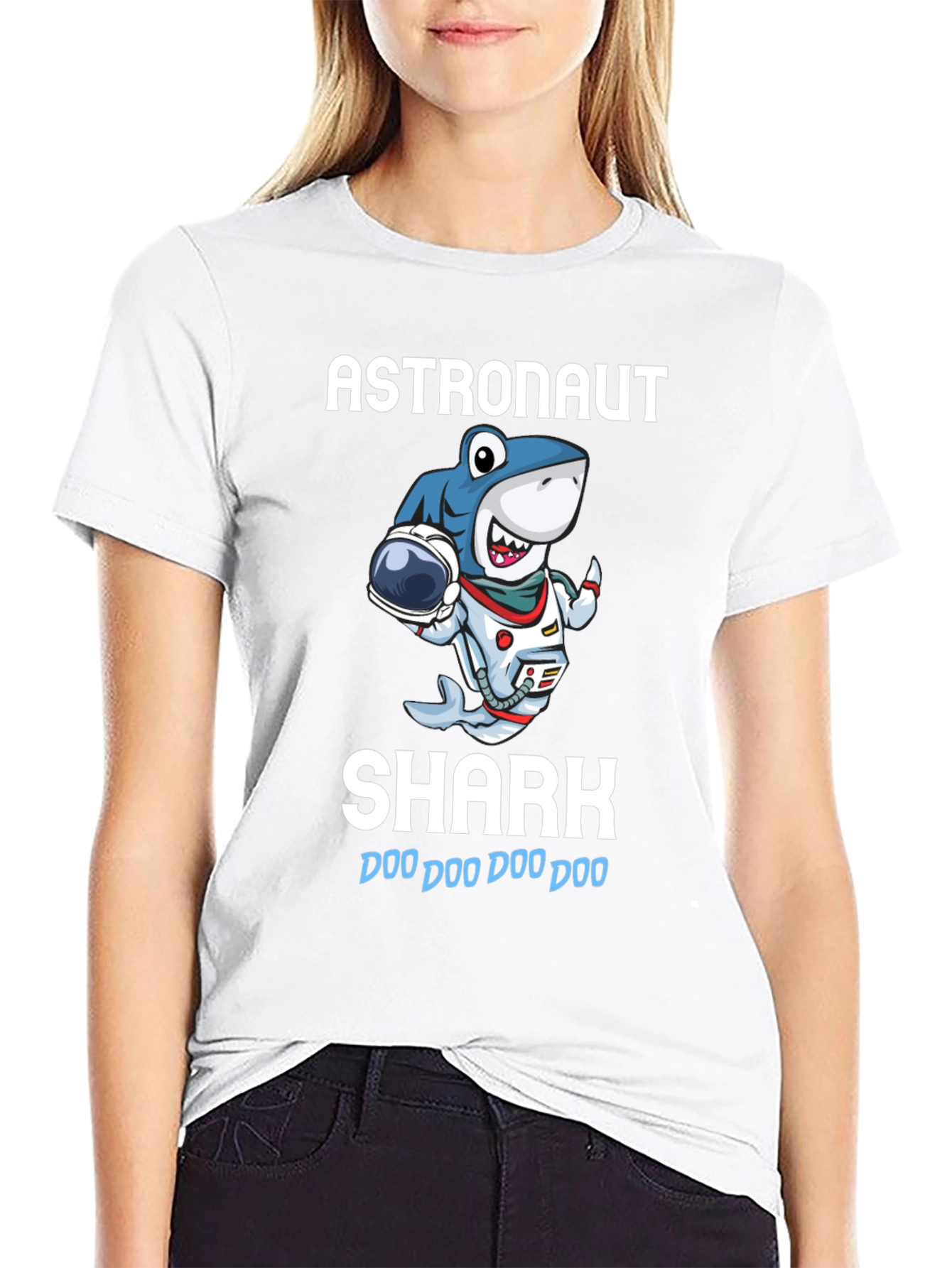 Astronaut Shark T-Shirt - Doo Doo Doo!