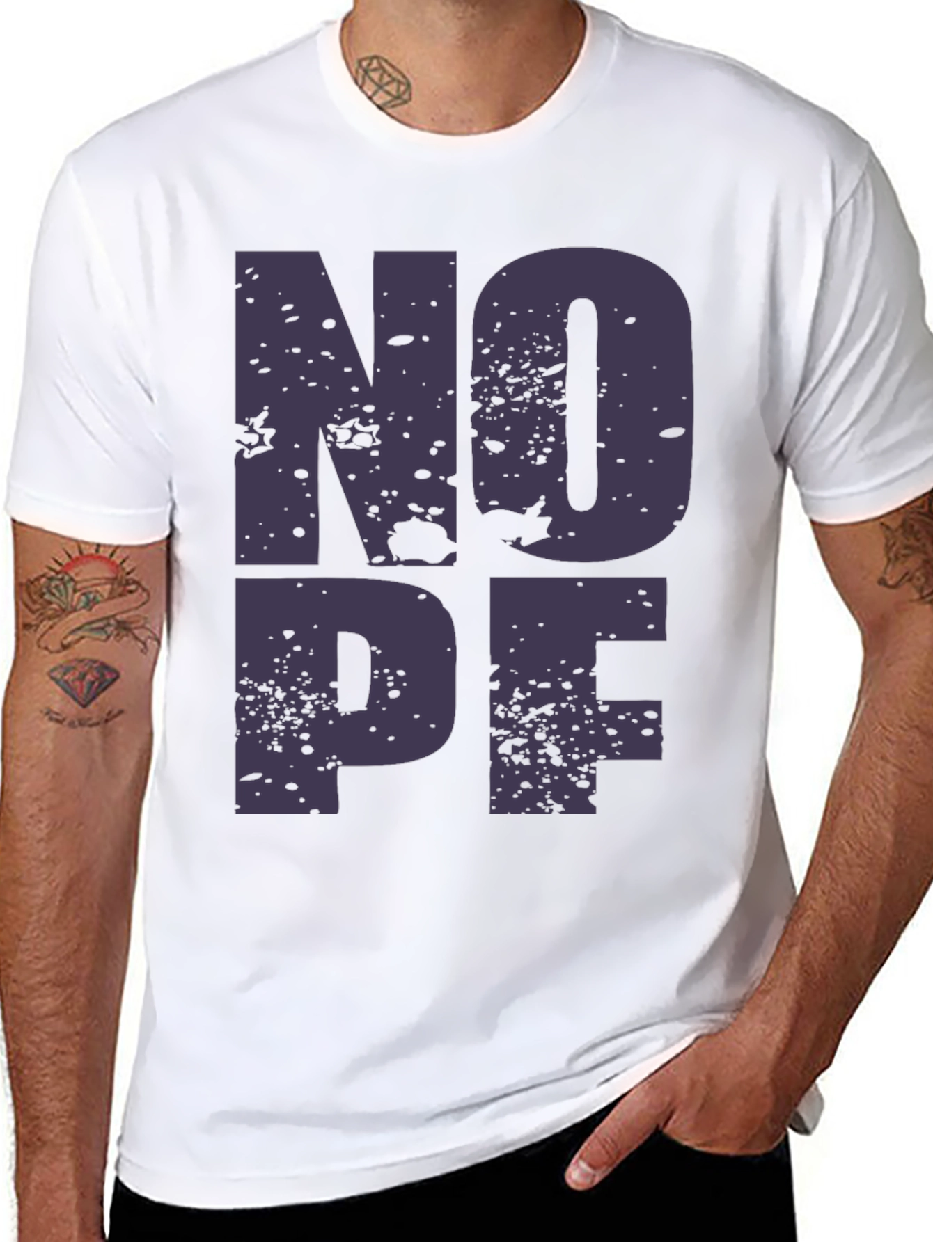 NOPE Graphic T-Shirt - Casual Black Tee
