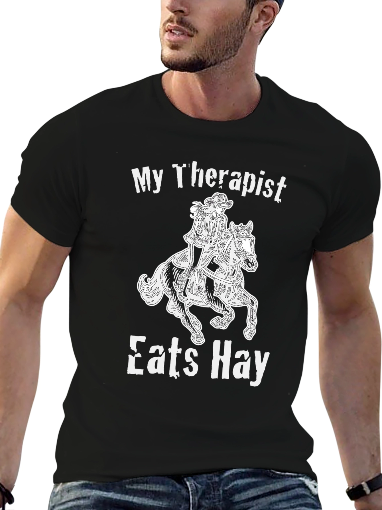 My Therapist Eats Hay Graphic Tee