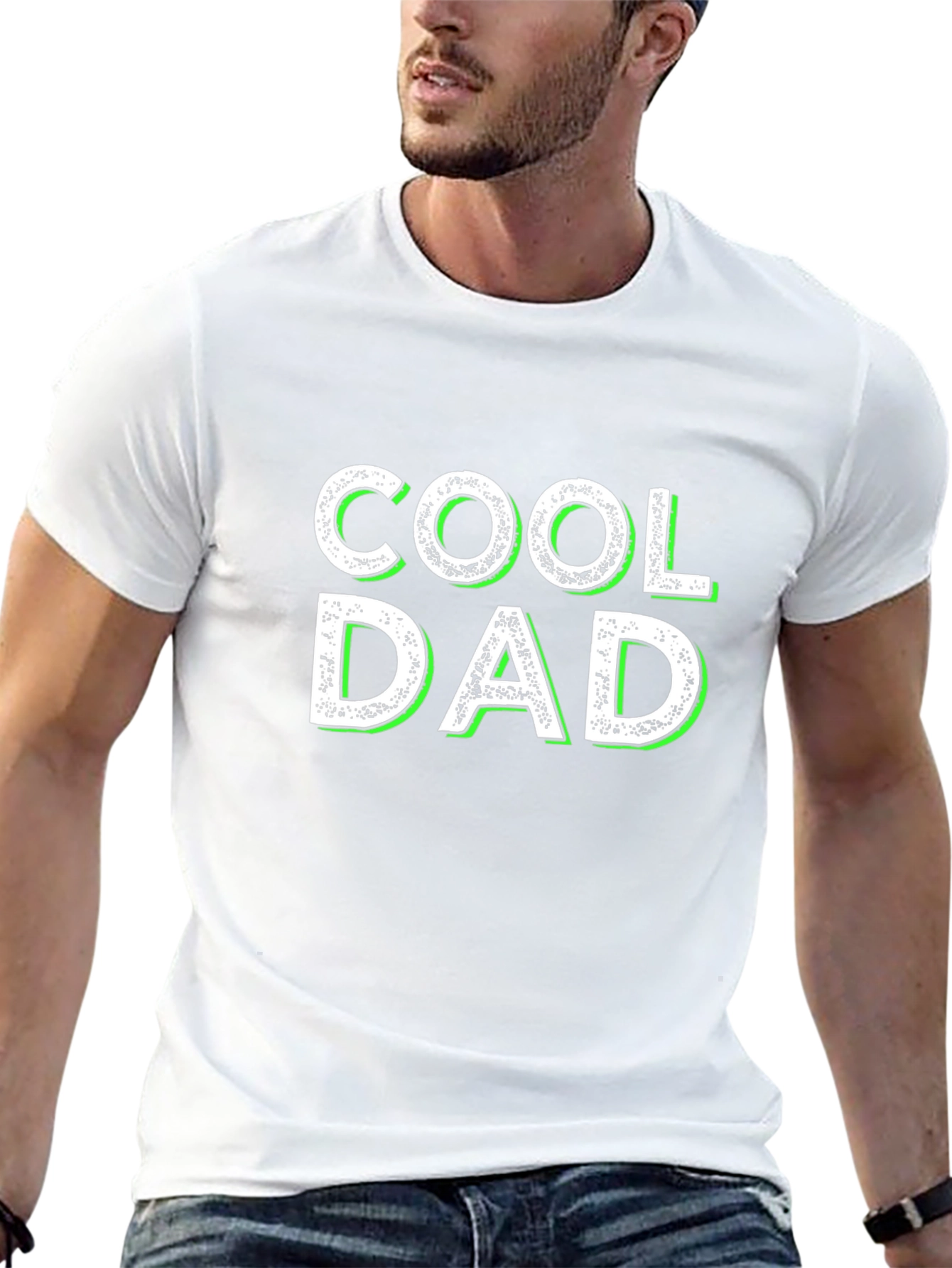 Cool Dad Black T-Shirt - Fathers Day Gift