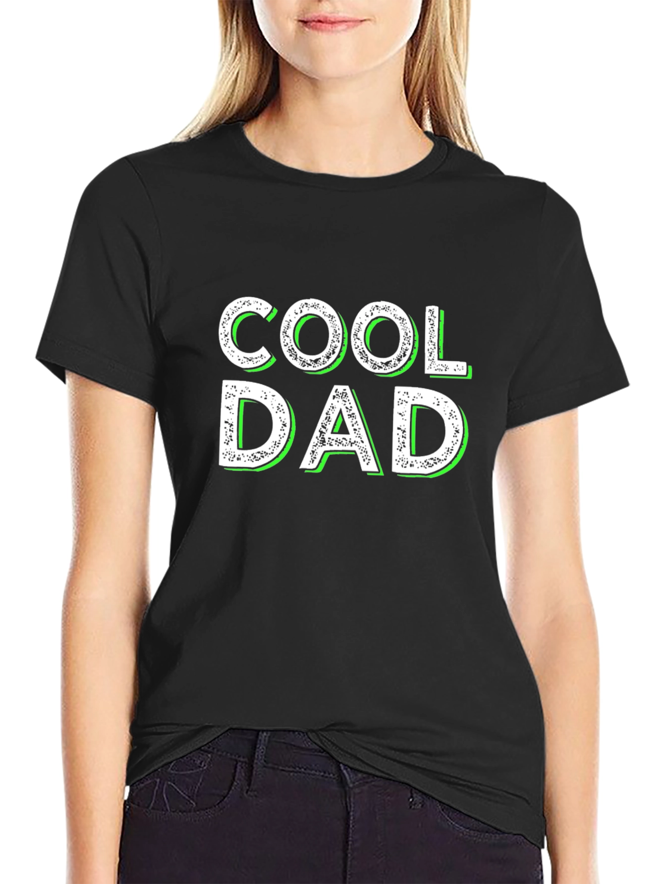 Cool Dad Black T-Shirt - Fathers Day Gift