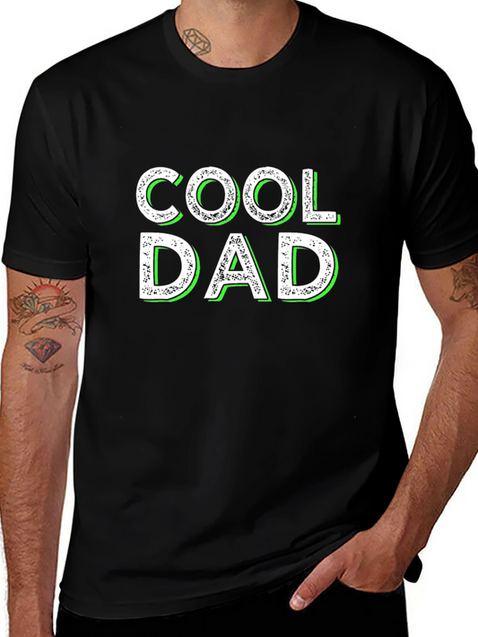 Cool Dad Black T-Shirt - Fathers Day Gift