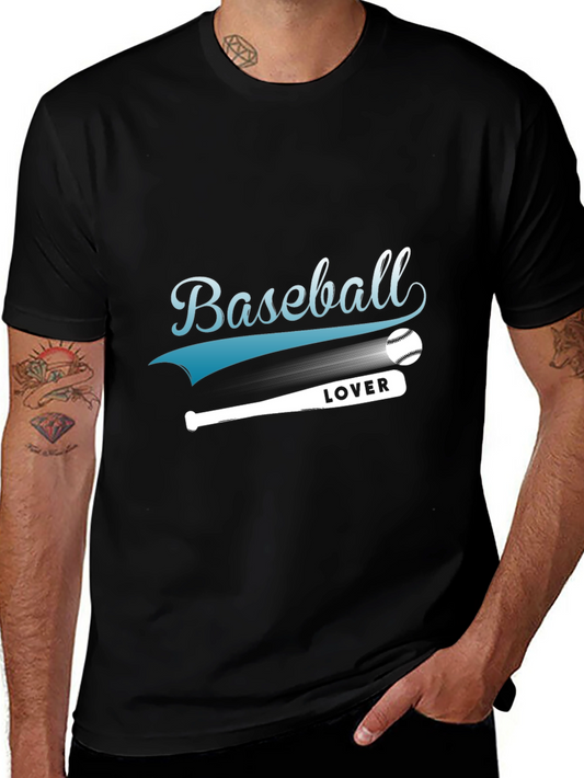 Baseball Lover Black T-Shirt