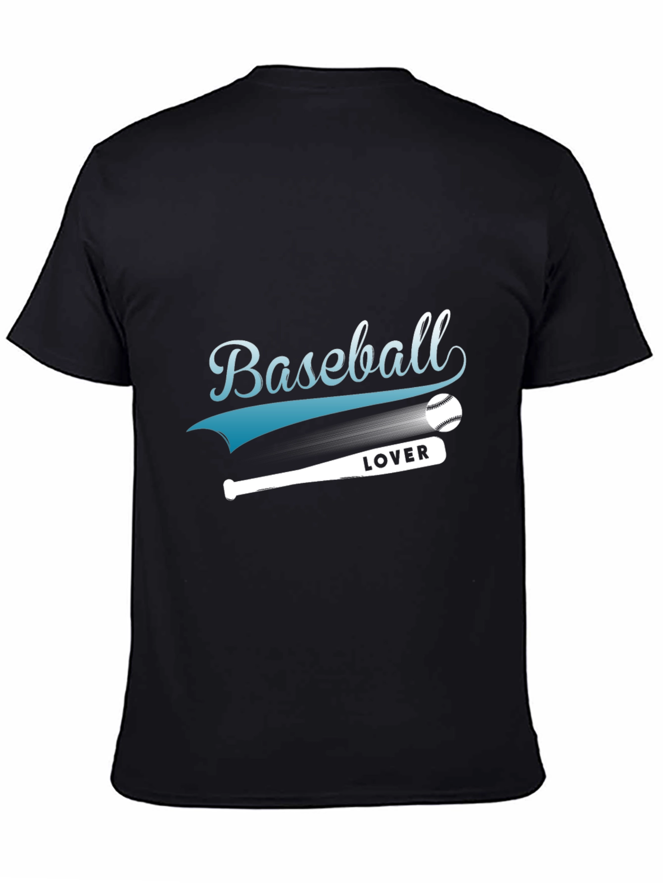 Baseball Lover Black T-Shirt
