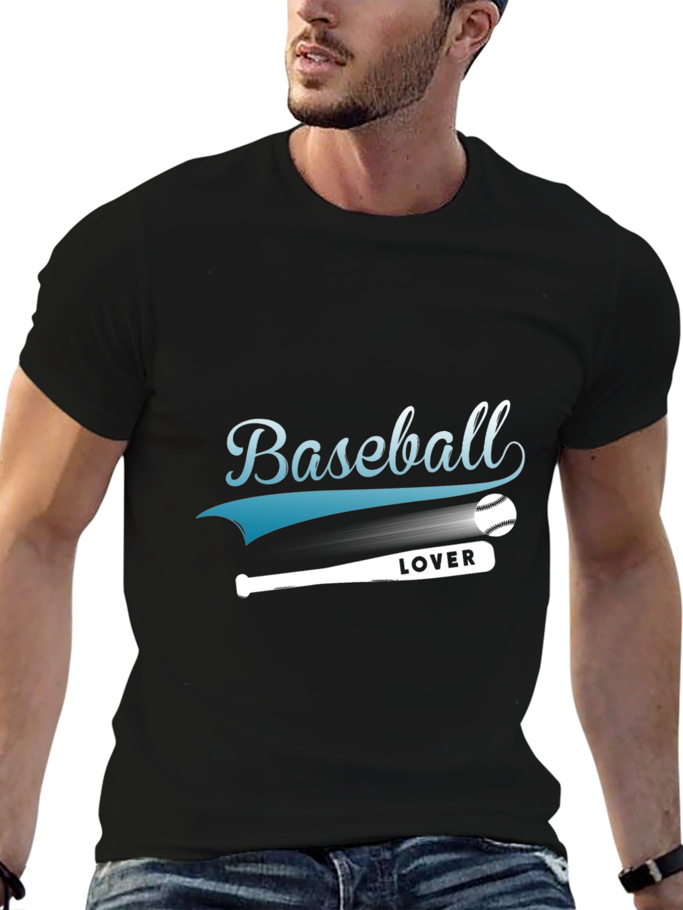 Baseball Lover Black T-Shirt
