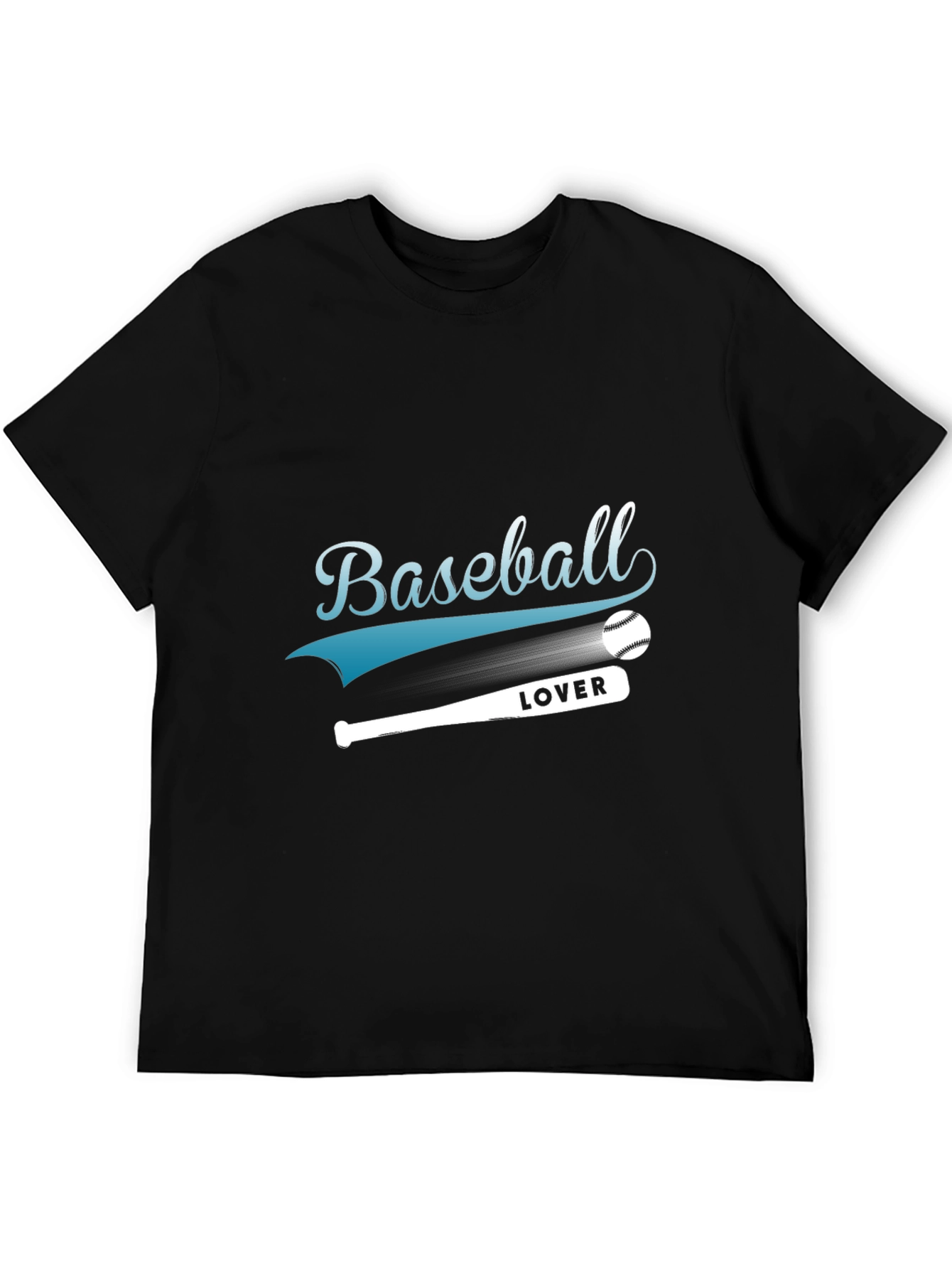 Baseball Lover Black T-Shirt