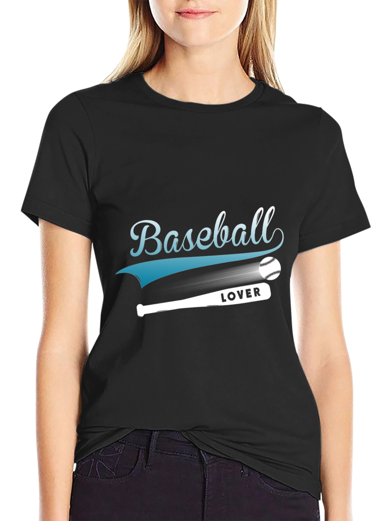 Baseball Lover Black T-Shirt