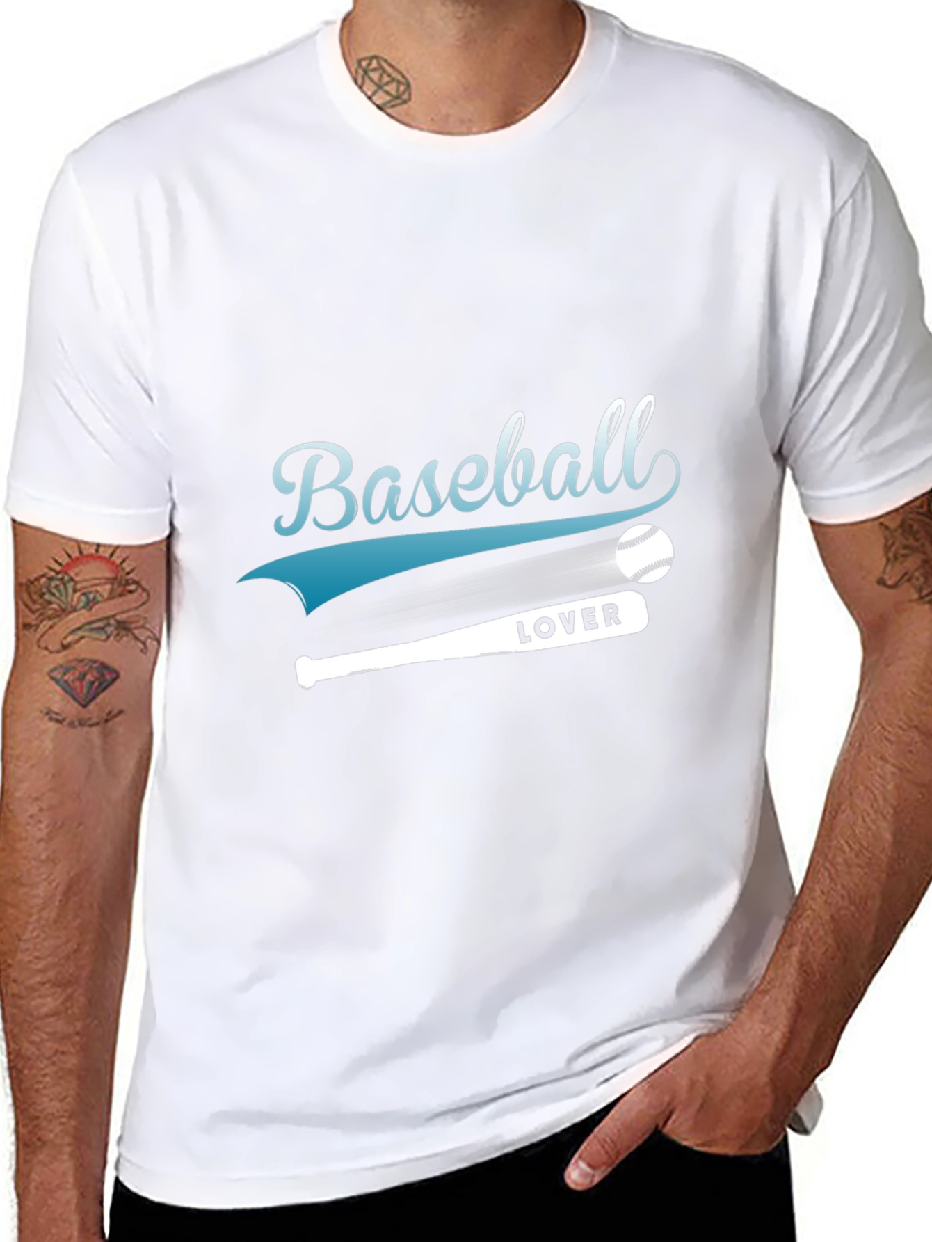 Baseball Lover Black T-Shirt