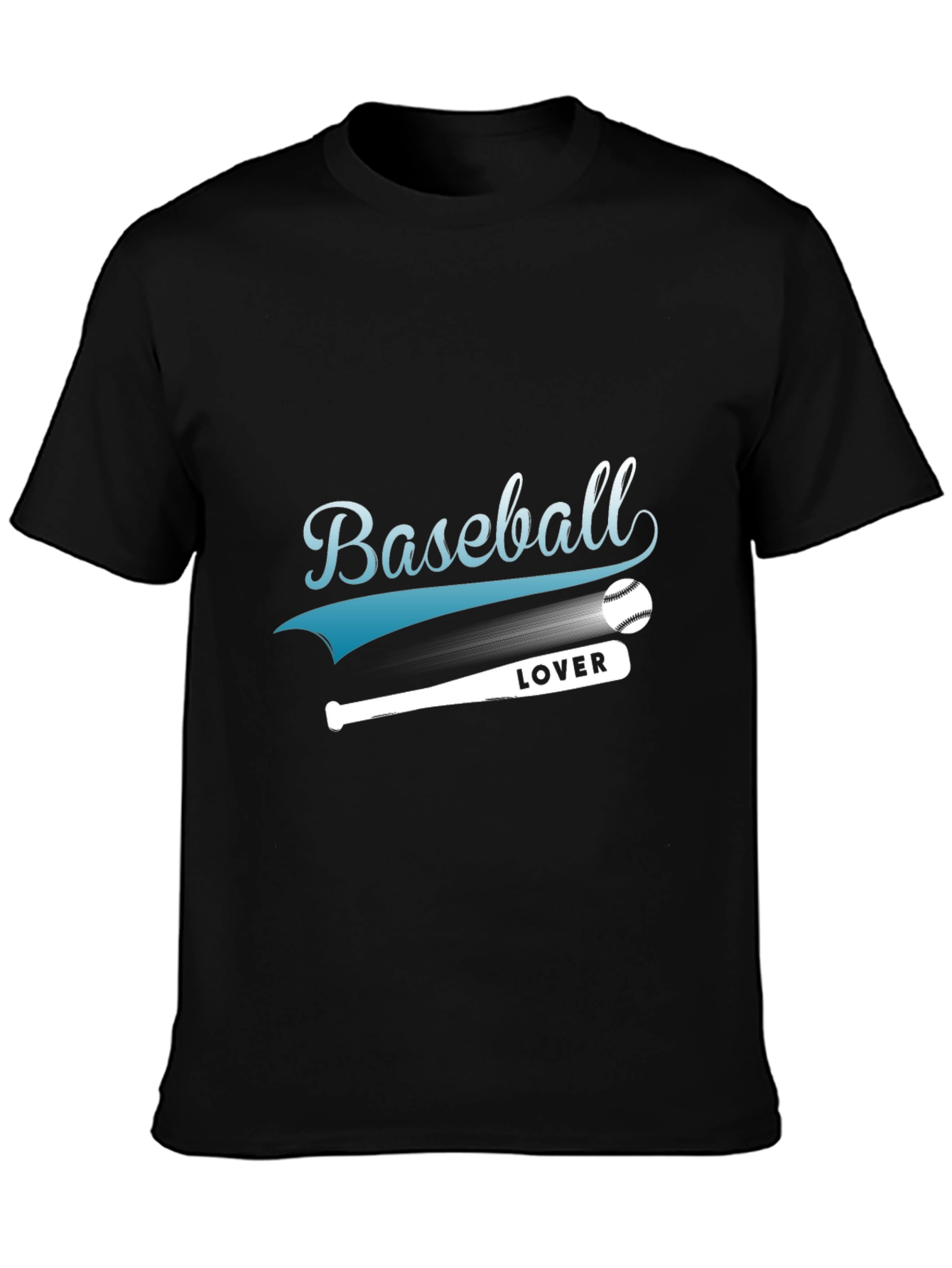 Baseball Lover Black T-Shirt