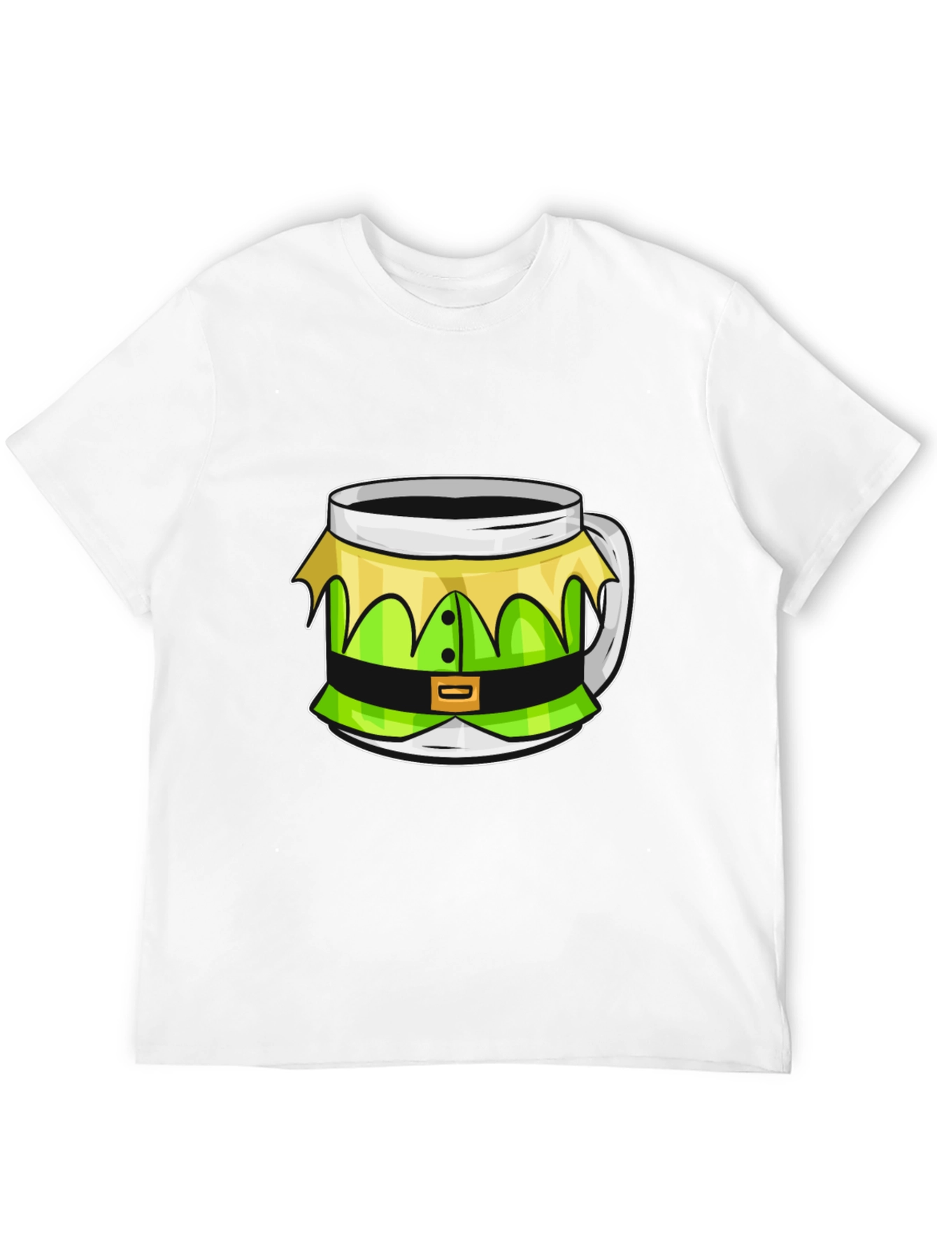 Festive Elf Mug T-Shirt - Holiday Cheer!