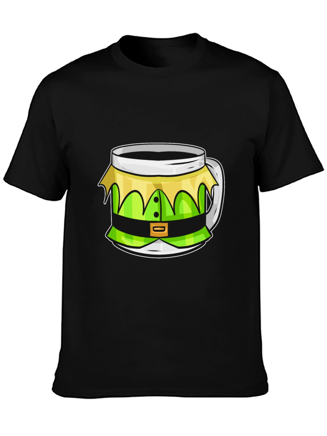 Festive Elf Mug T-Shirt - Holiday Cheer!