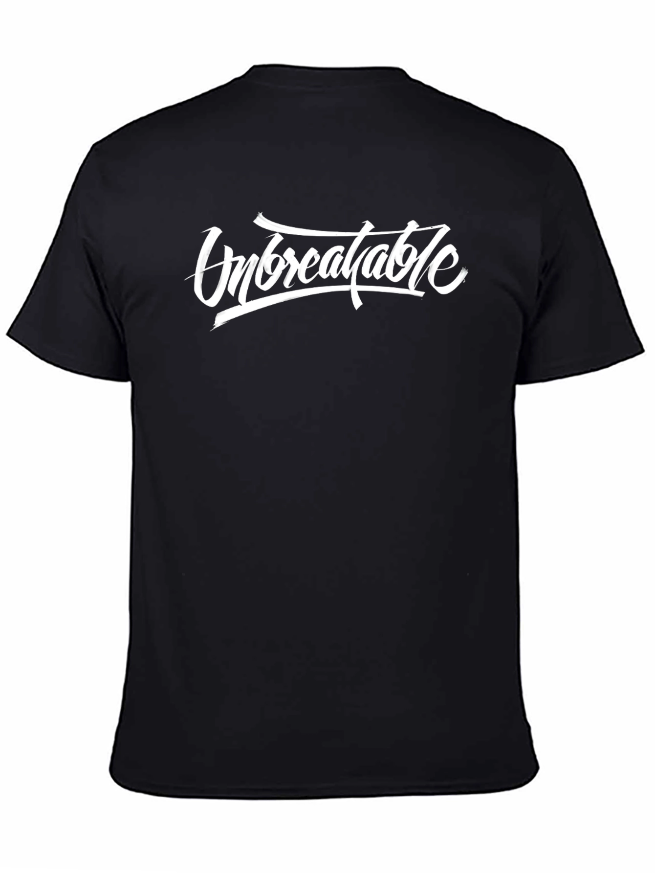 Unbreakable Black Graphic Tee - Stylish Comfort Fit