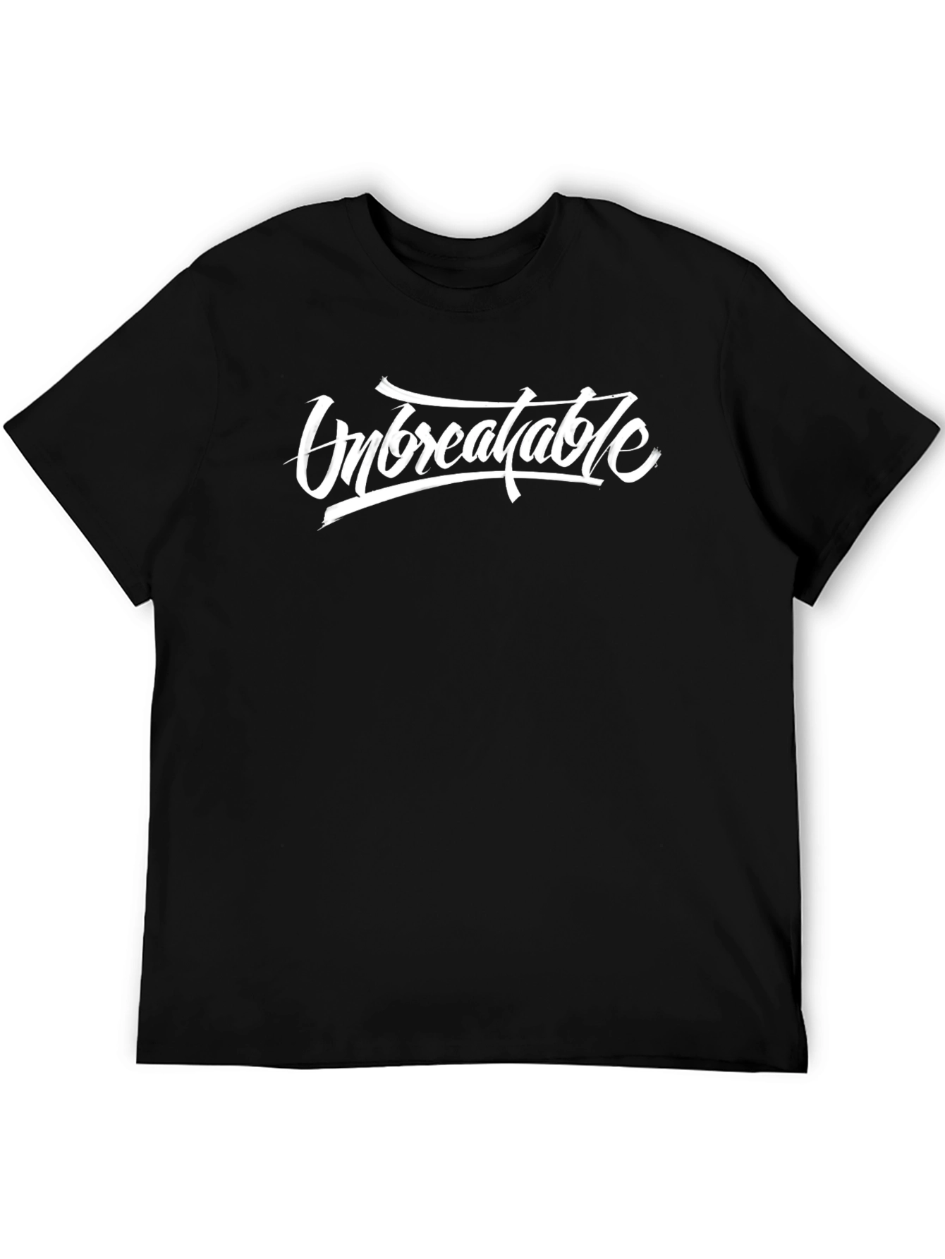 Unbreakable Black Graphic Tee - Stylish Comfort Fit