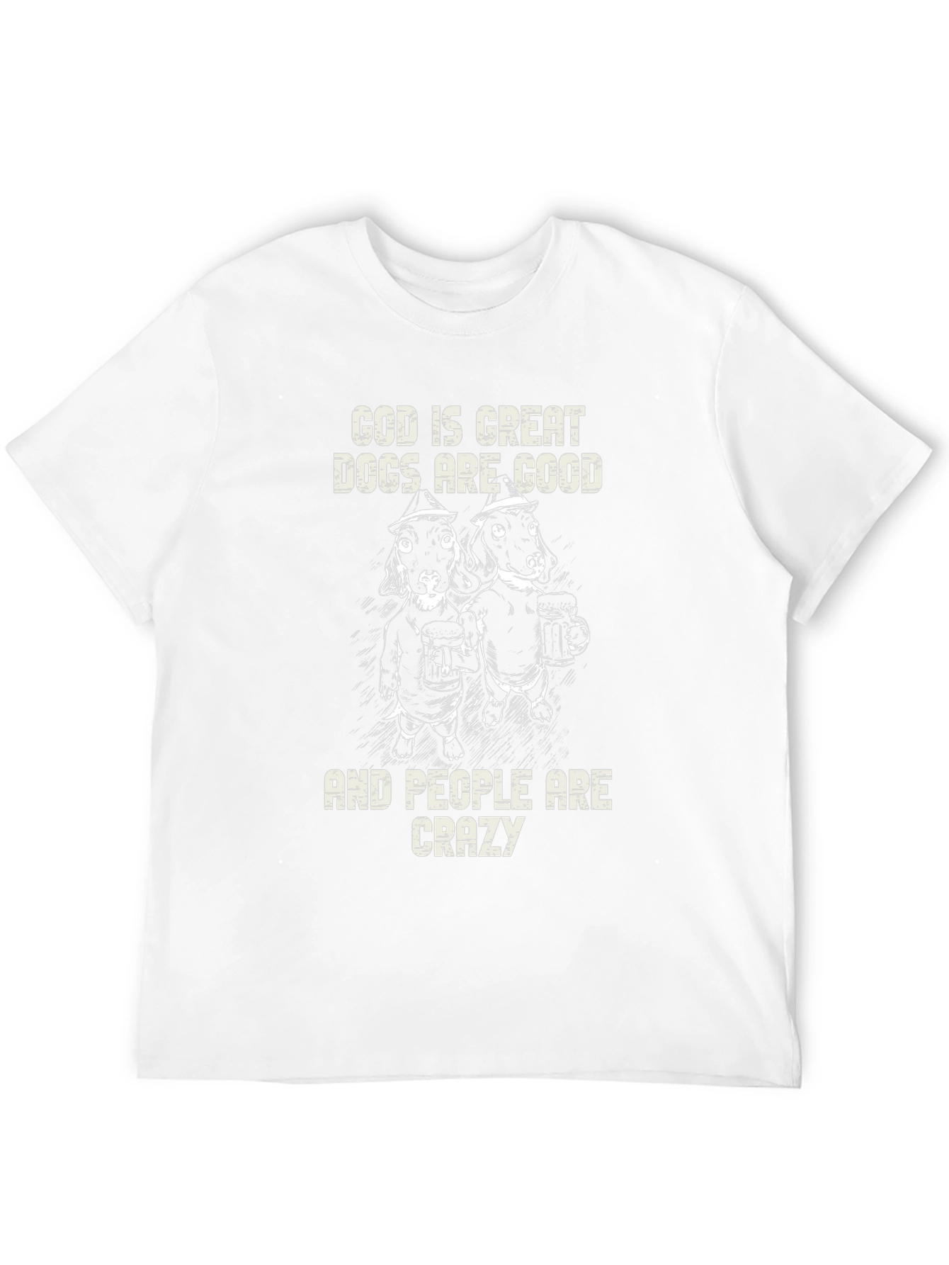 God Is Great Dogs Are Good Graphic Tee