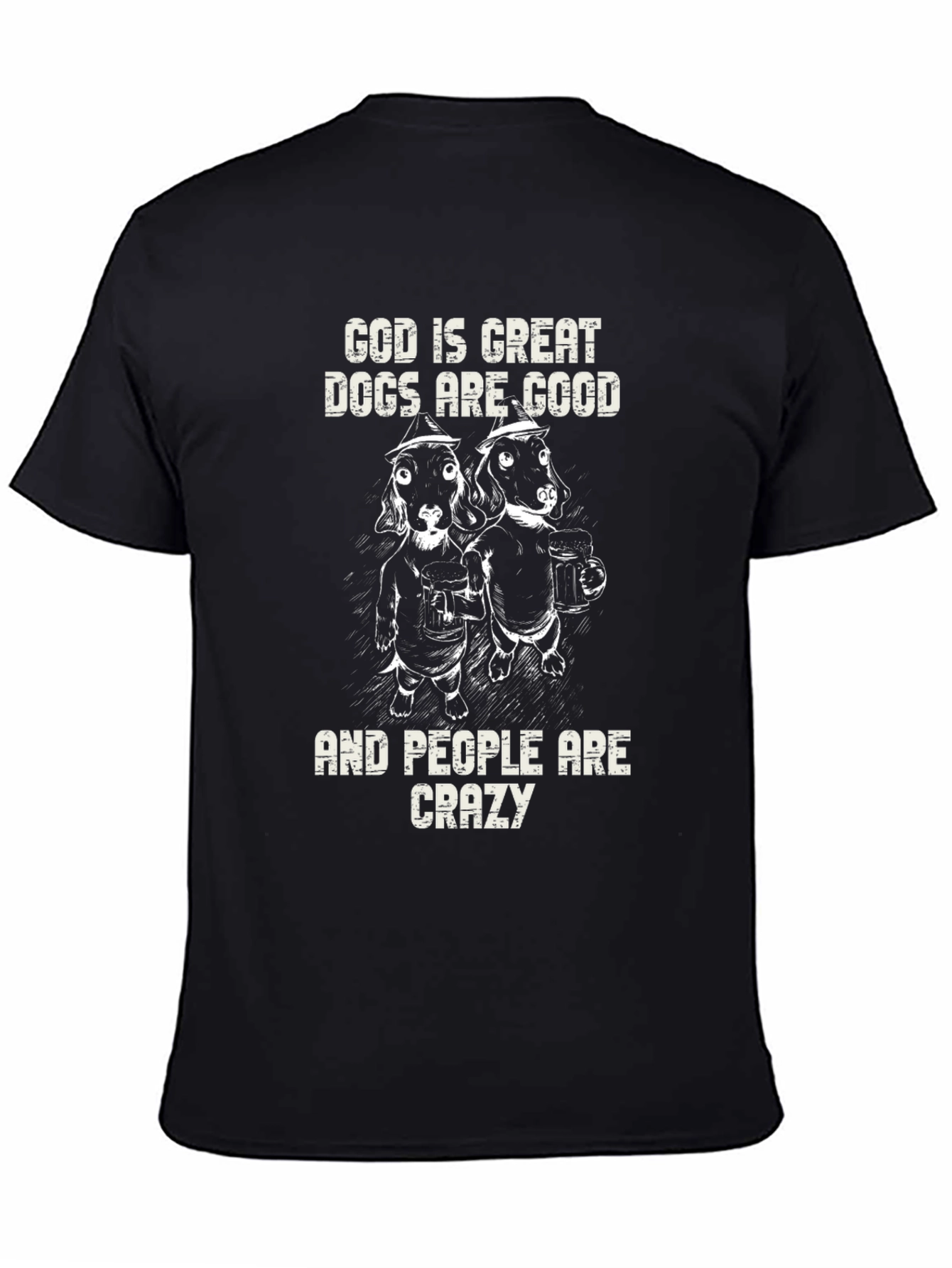 God Is Great Dogs Are Good Graphic Tee