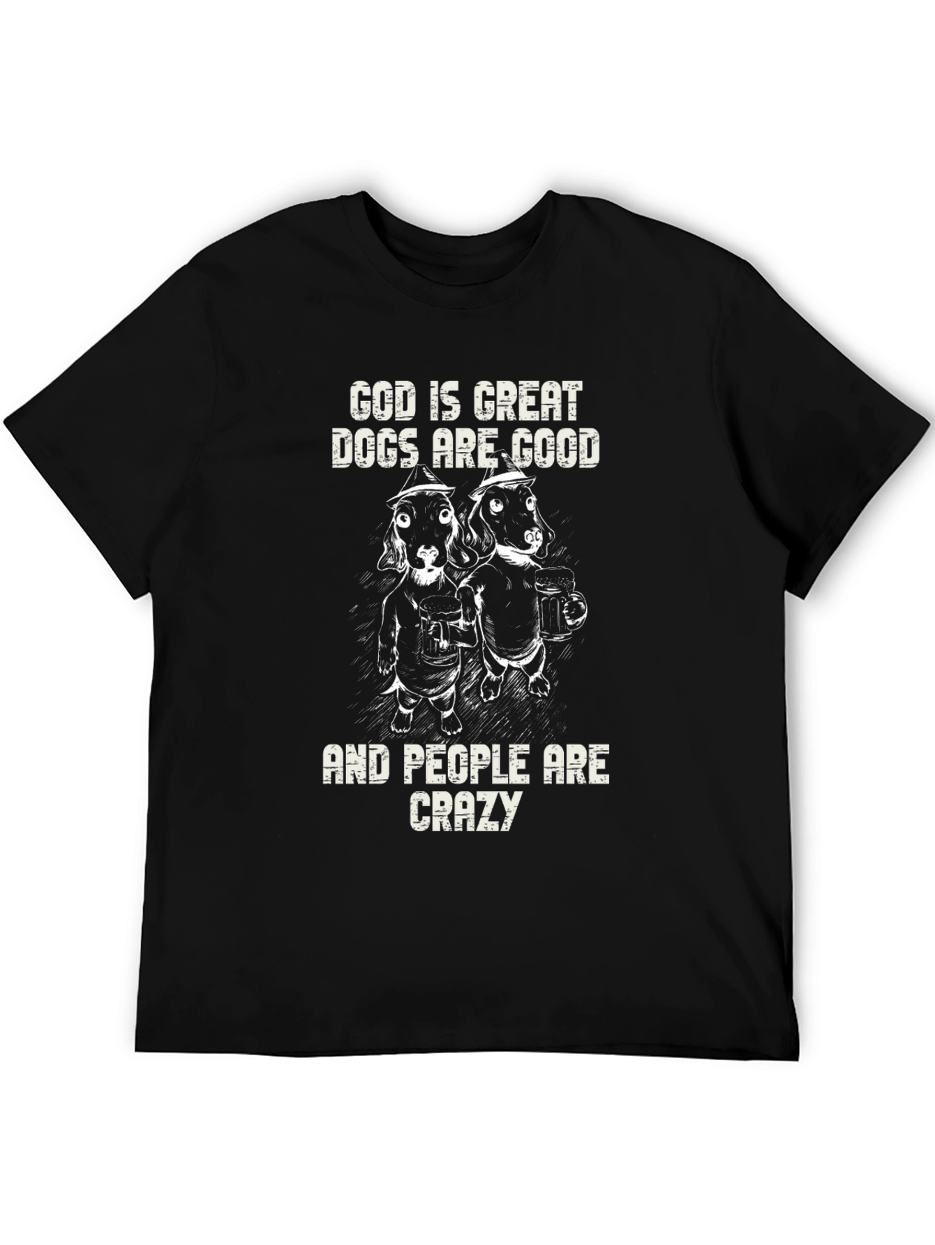 God Is Great Dogs Are Good Graphic Tee