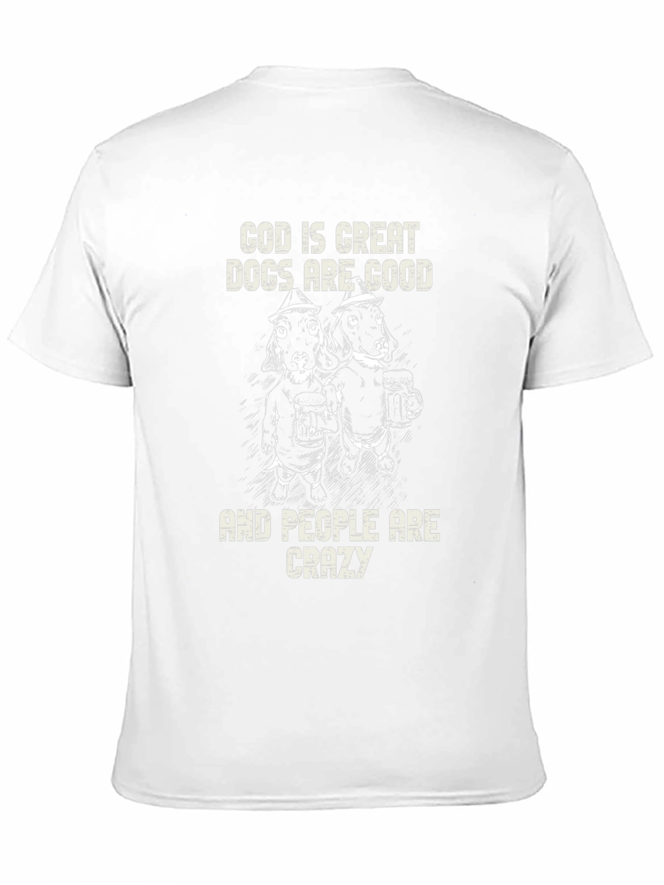God Is Great Dogs Are Good Graphic Tee