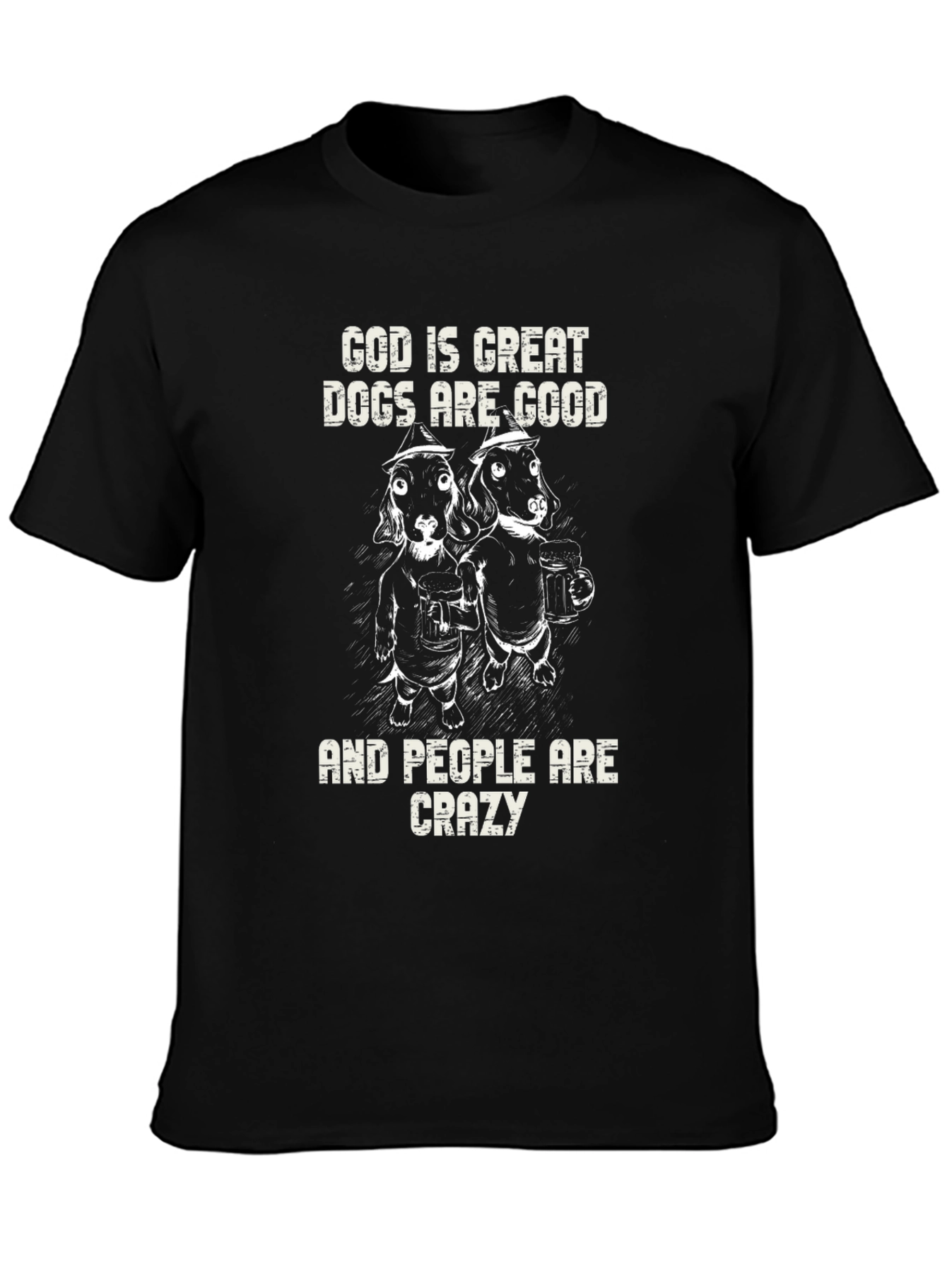 God Is Great Dogs Are Good Graphic Tee