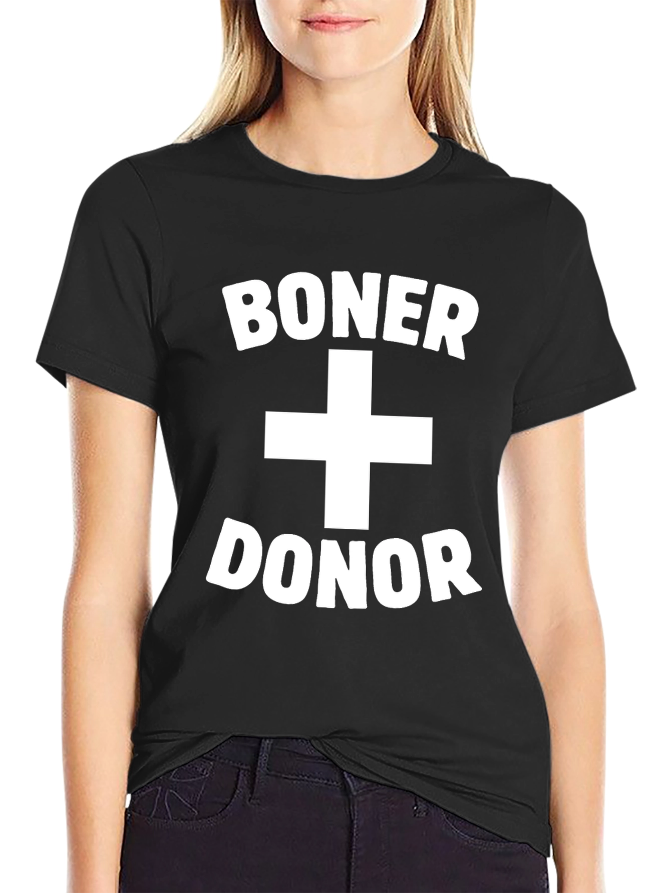 Boner Donor Funny Adult Humor Graphic T-Shirt
