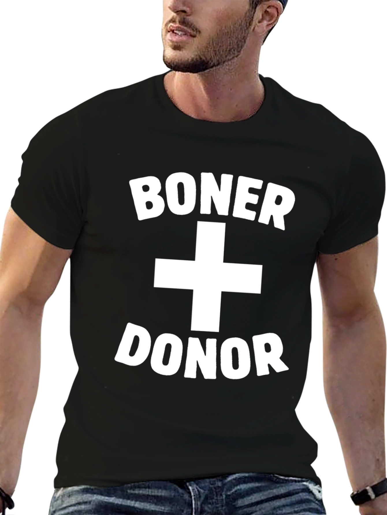 Boner Donor Funny Adult Humor Graphic T-Shirt