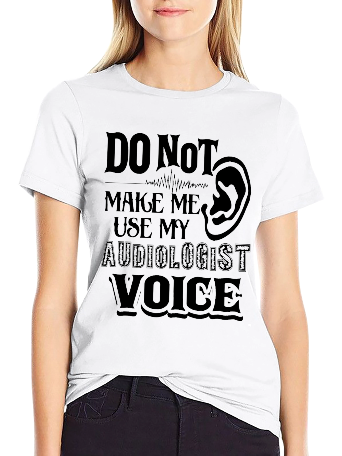 Audiologist Voice T-Shirt: Funny Hearing Doctor Tee