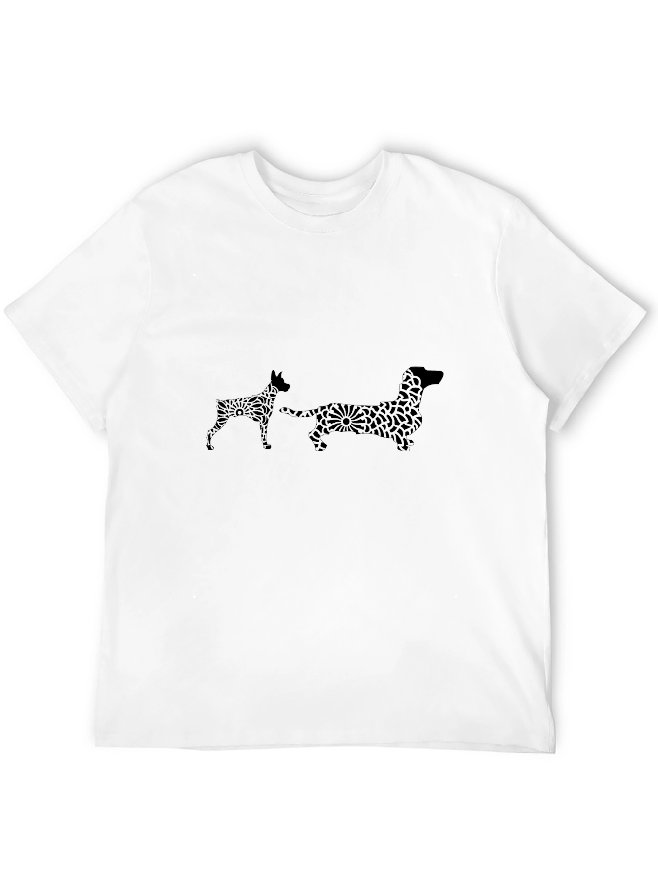 Dog Breed Patterned Graphic Tee