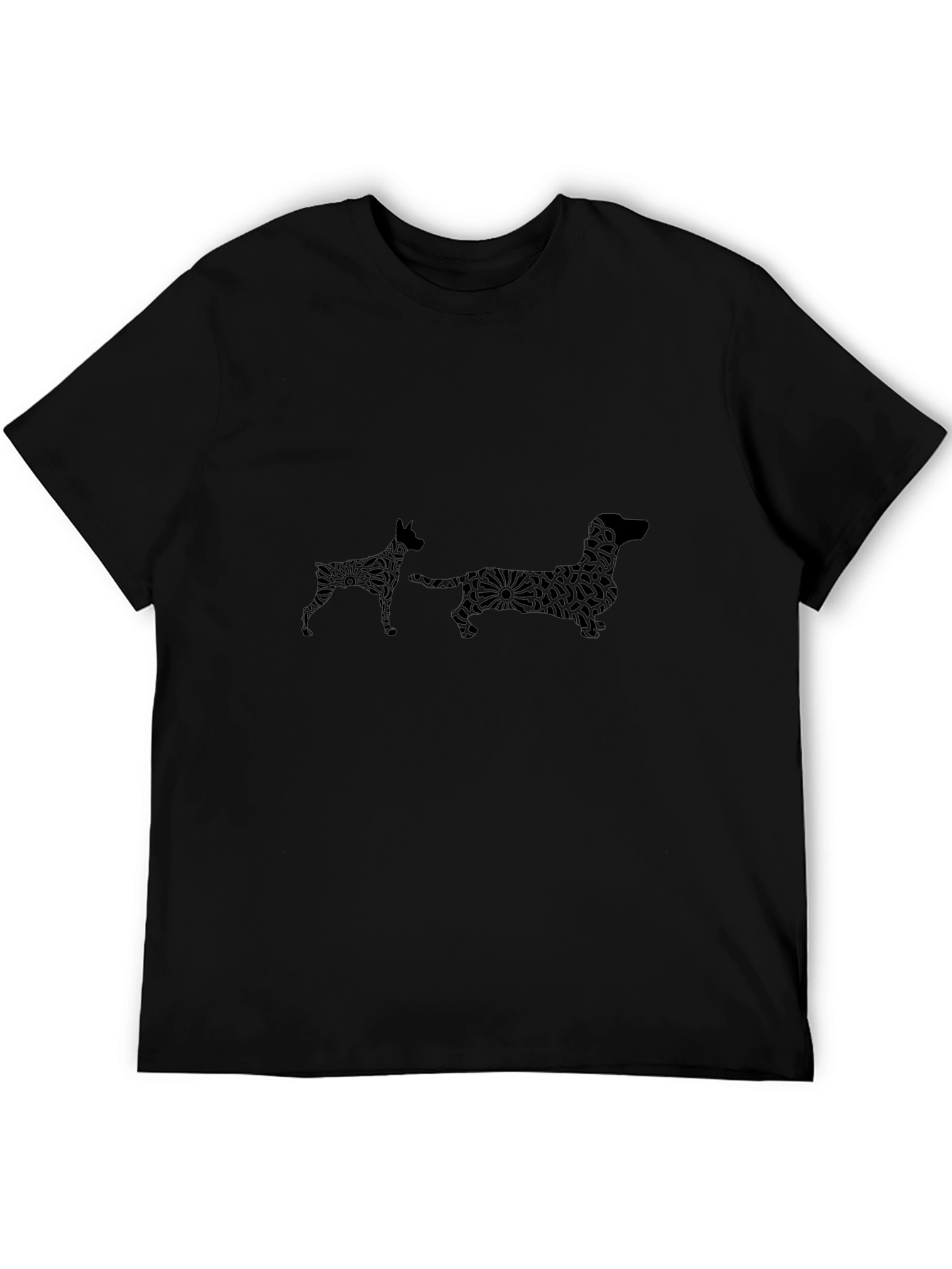 Dog Breed Patterned Graphic Tee