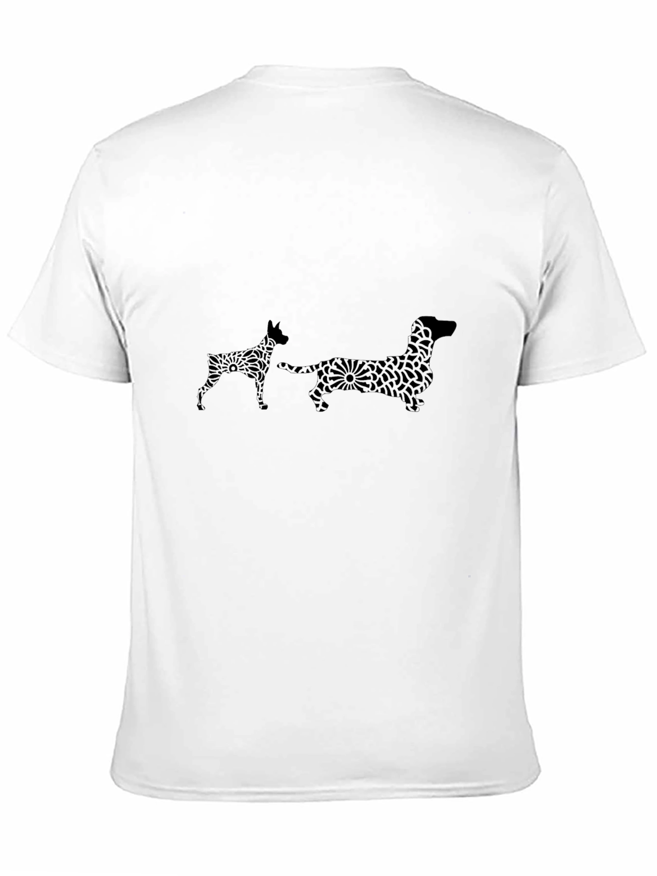 Dog Breed Patterned Graphic Tee