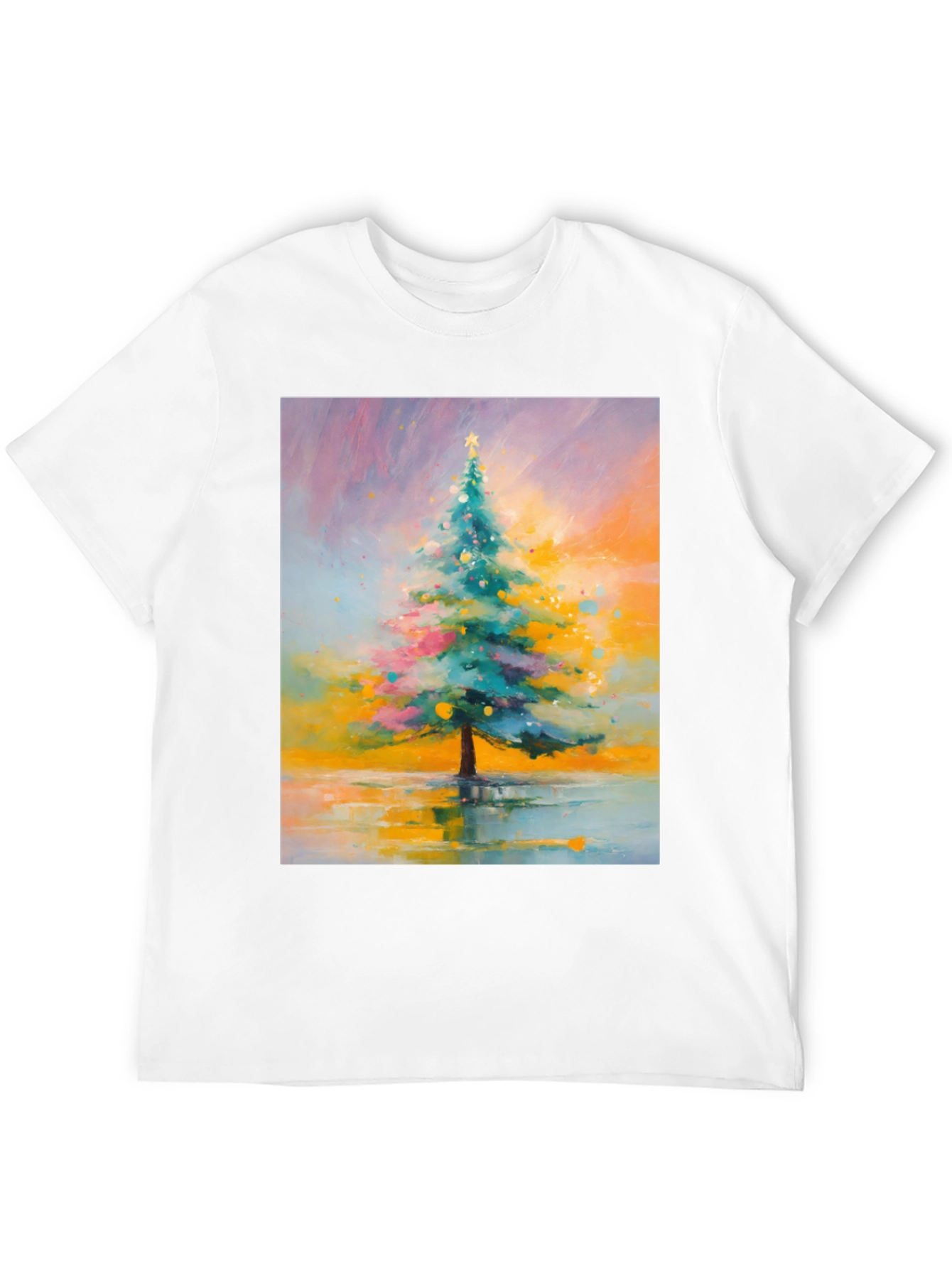 Christmas Tree Art T-Shirt - Holiday Season Tee