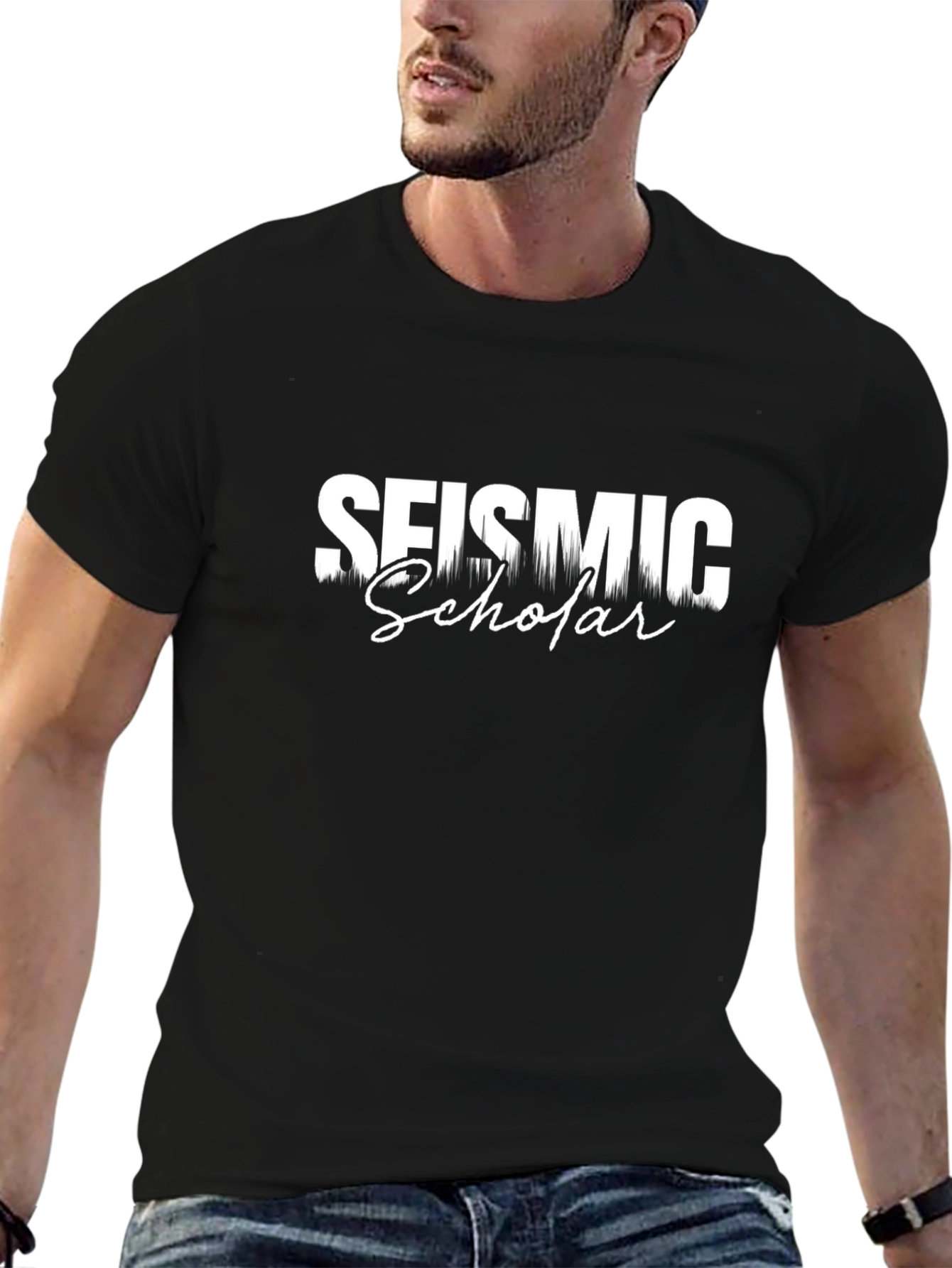 Seismic Scholar Graphic Tee - Black