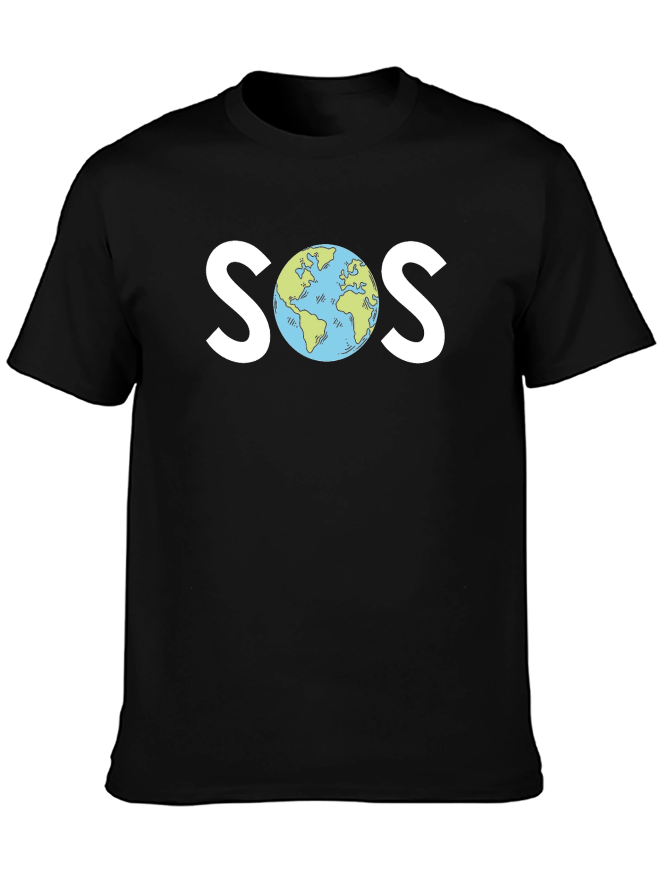 SOS Earth Graphic T-Shirt - Save Our Planet Tee
