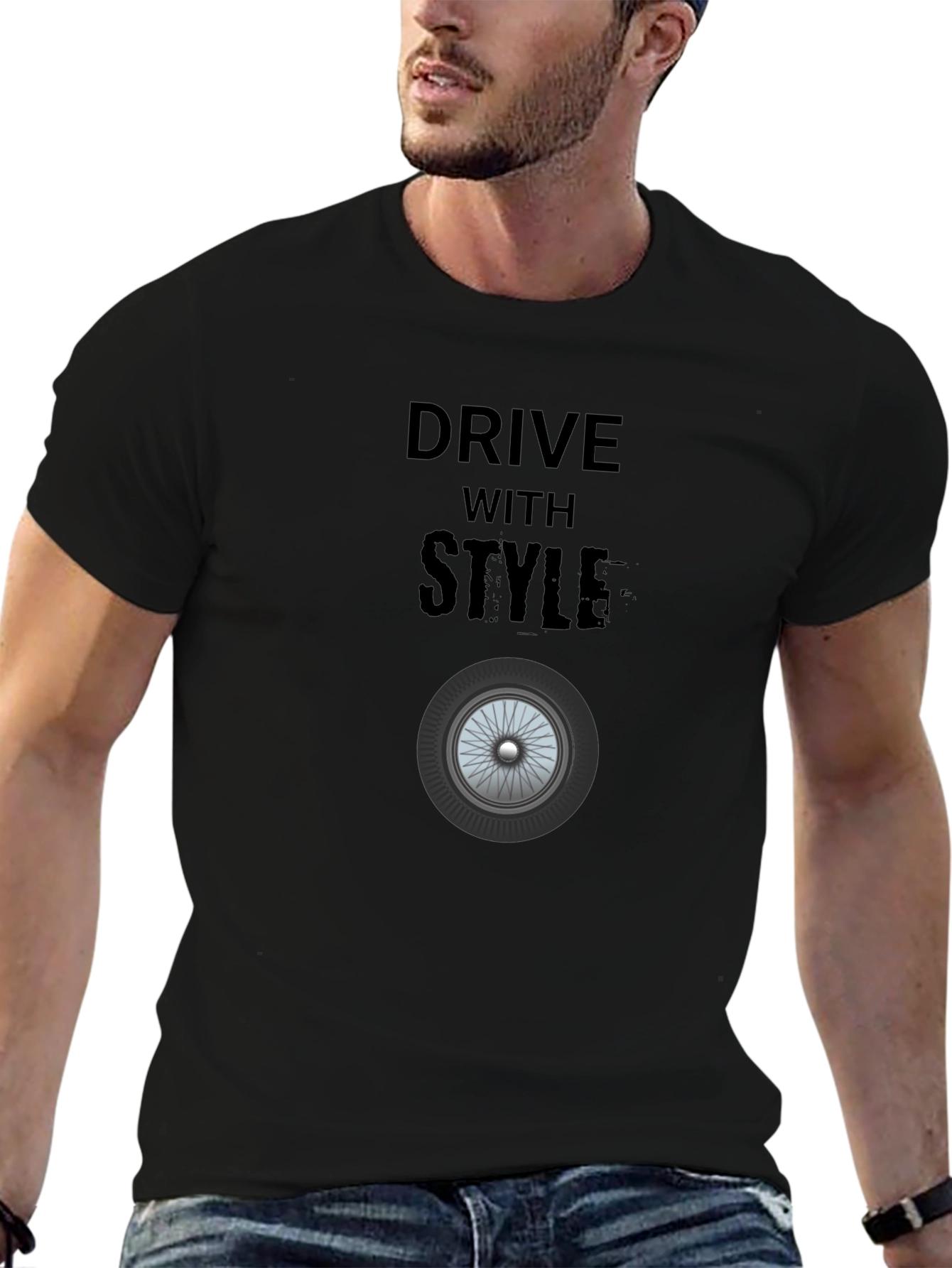Drive with Style Graphic T-Shirt