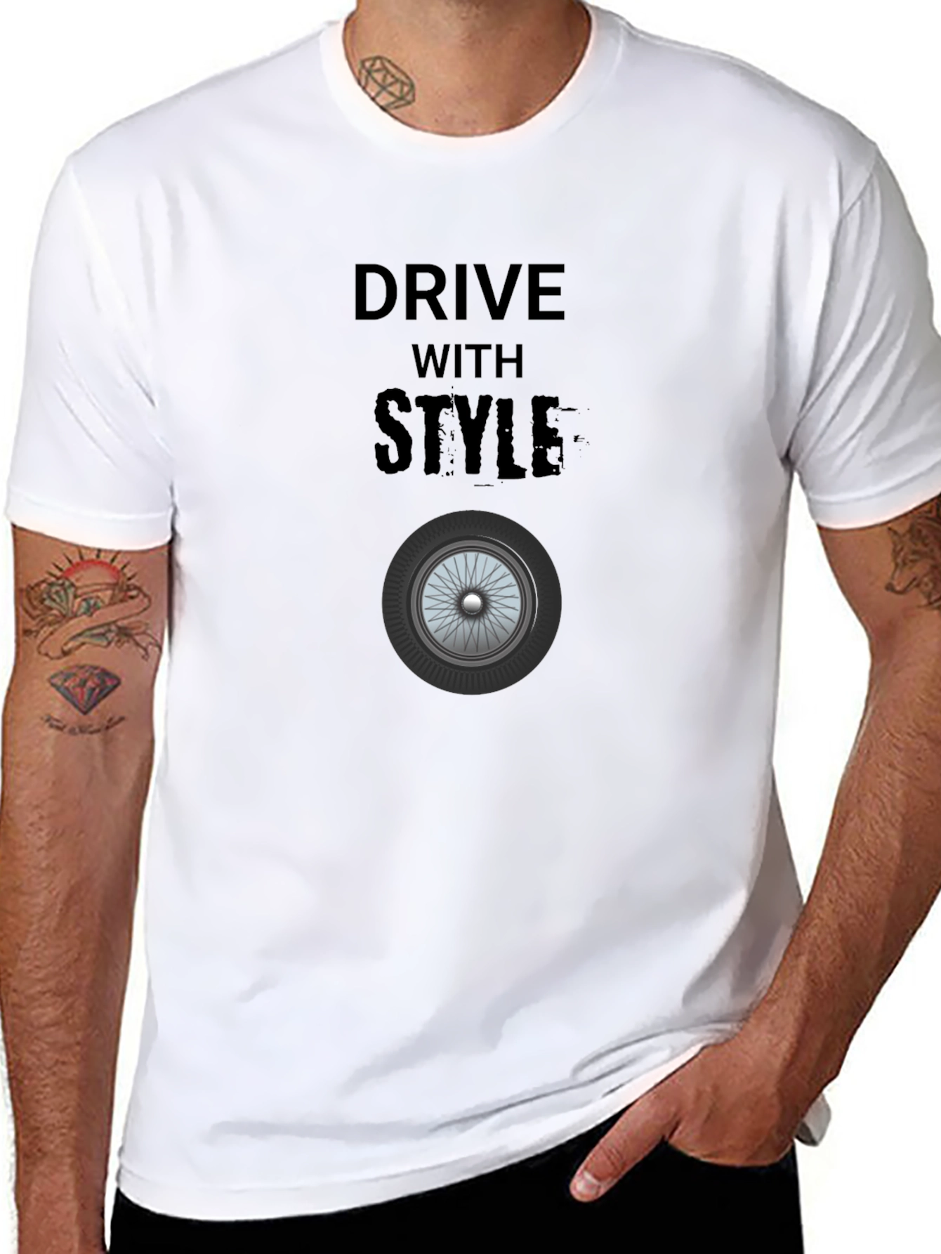 Drive with Style Graphic T-Shirt
