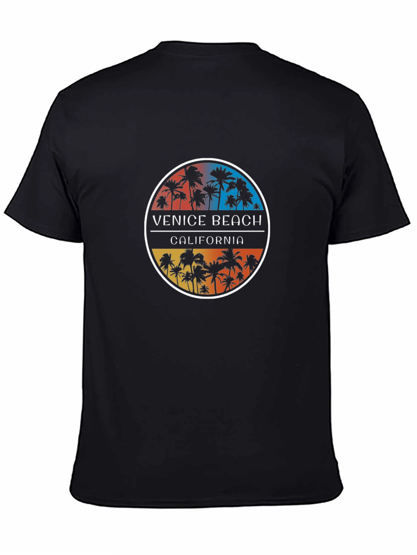 Venice Beach California Palm Tree Graphic T-Shirt