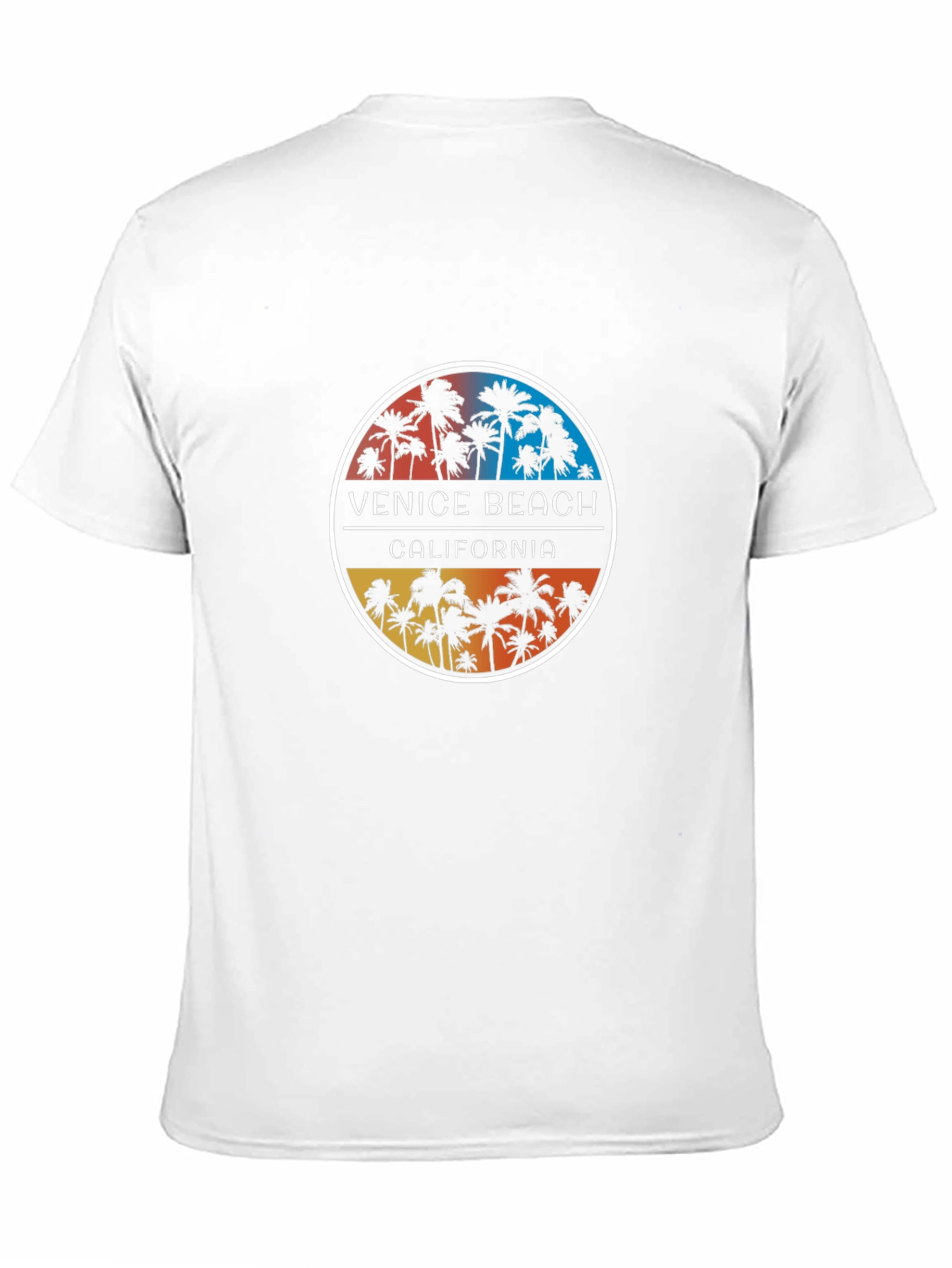 Venice Beach California Palm Tree Graphic T-Shirt