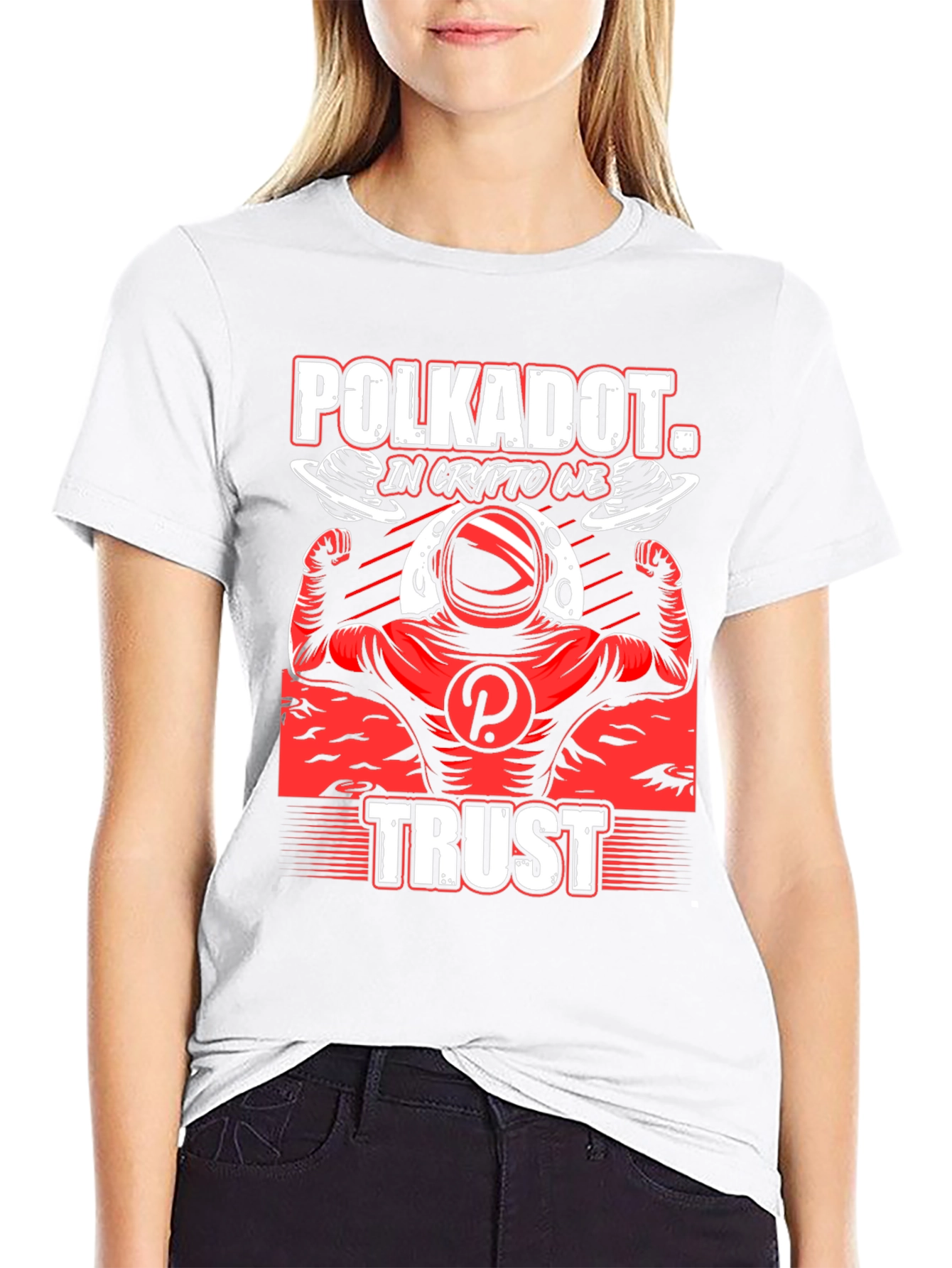 Polkadot Crypto Trust Black Graphic Tee