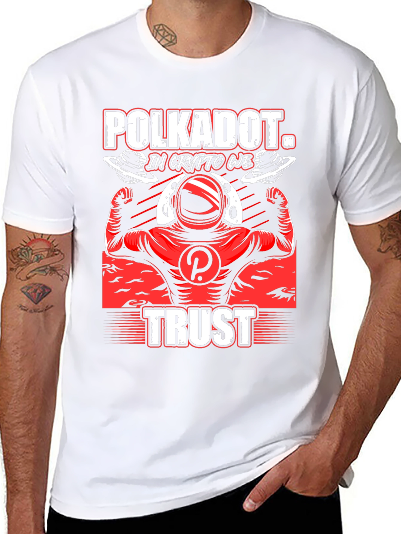 Polkadot Crypto Trust Black Graphic Tee