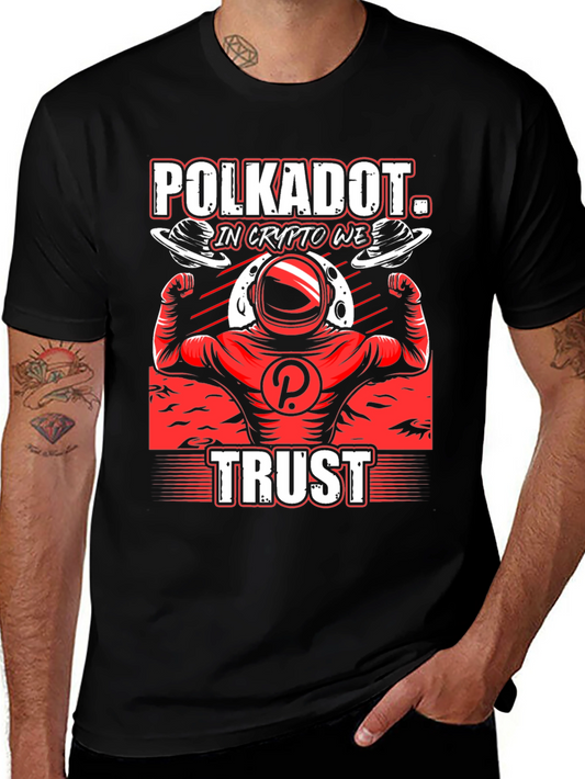 Polkadot Crypto Trust Black Graphic Tee