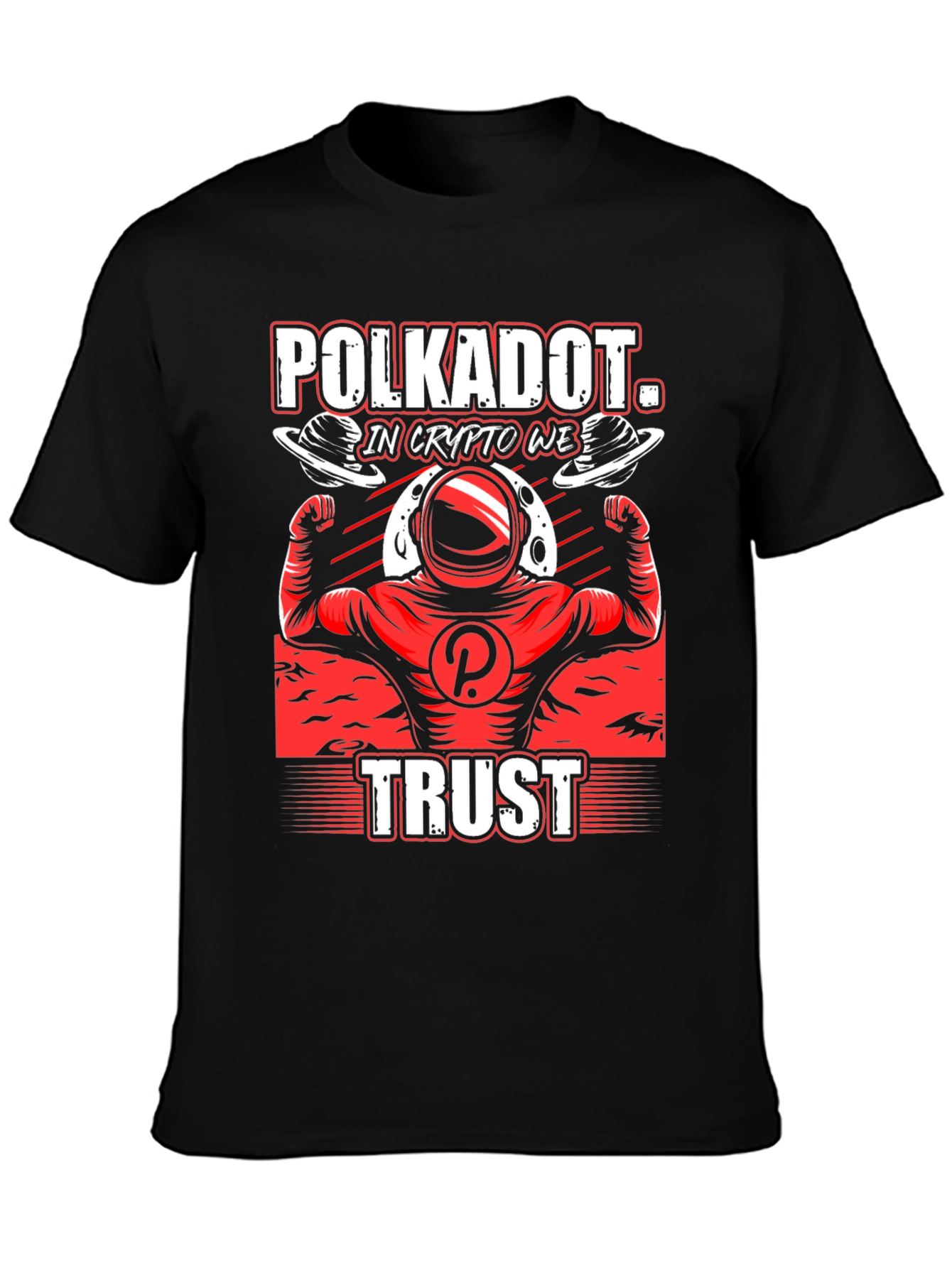 Polkadot Crypto Trust Black Graphic Tee