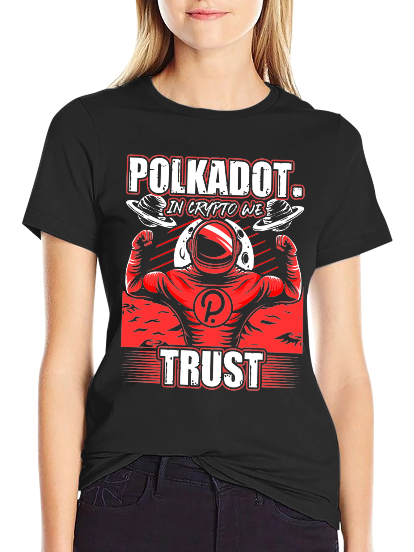 Polkadot Crypto Trust Black Graphic Tee