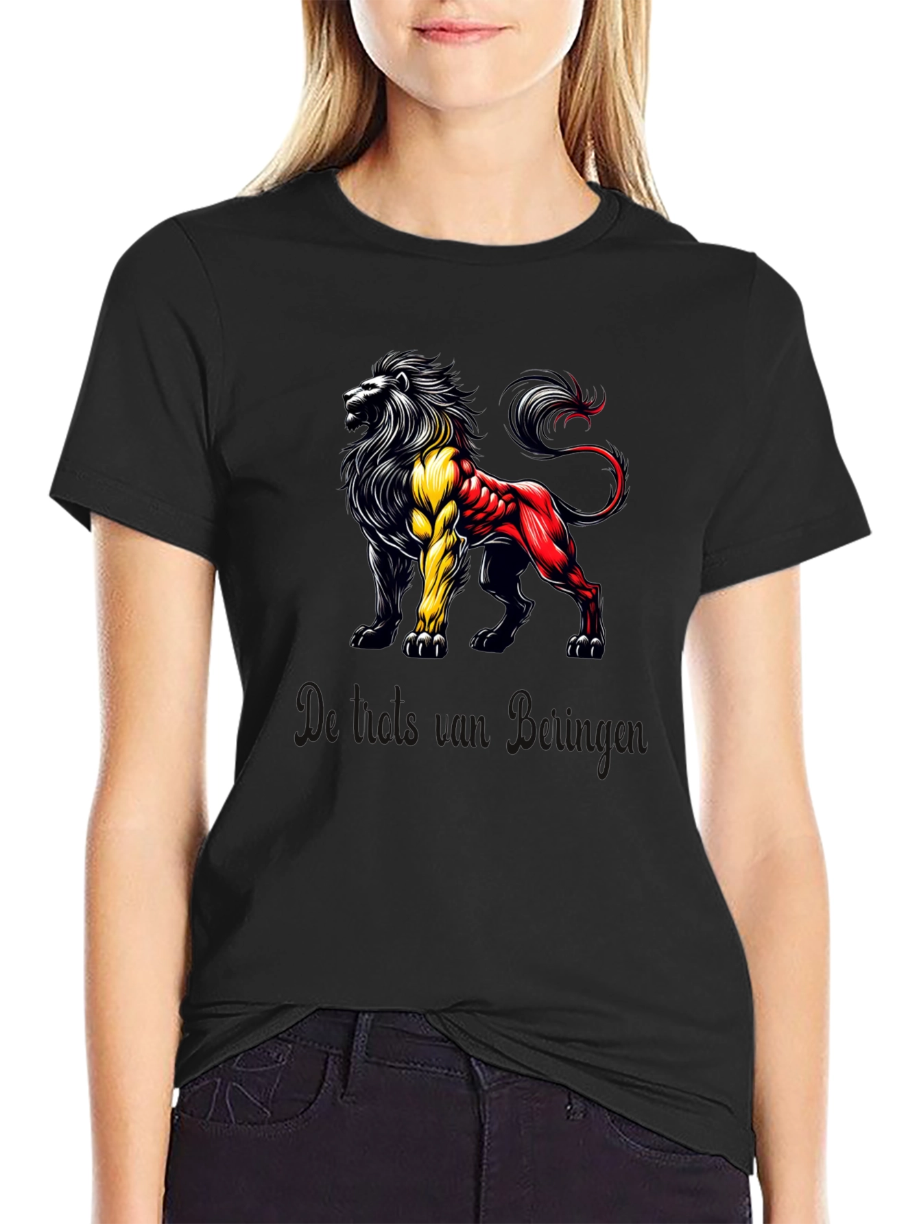 Belgian Lion T-Shirt - Black