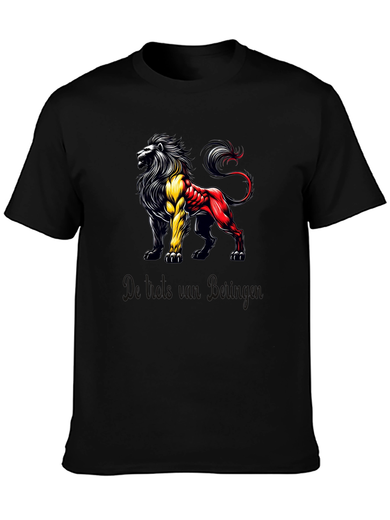 Belgian Lion T-Shirt - Black