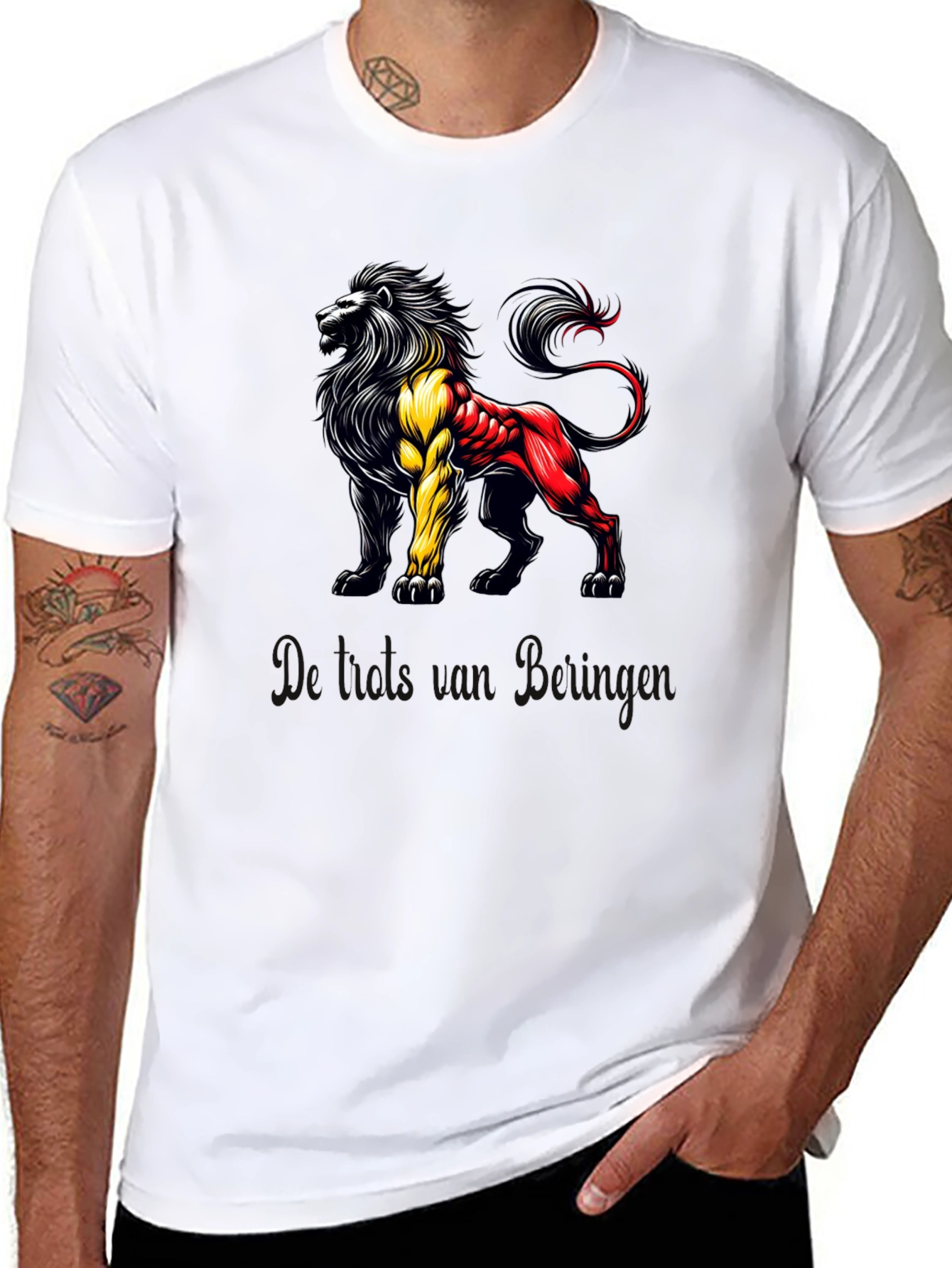 Belgian Lion T-Shirt - Black