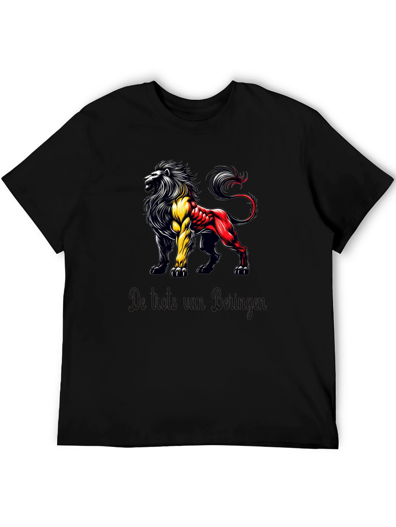 Belgian Lion T-Shirt - Black