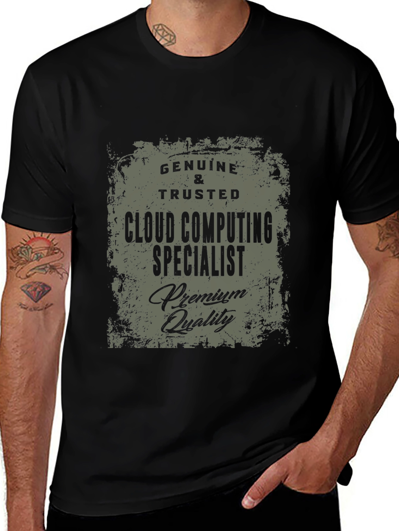 Cloud Computing Specialist Premium Quality T-Shirt