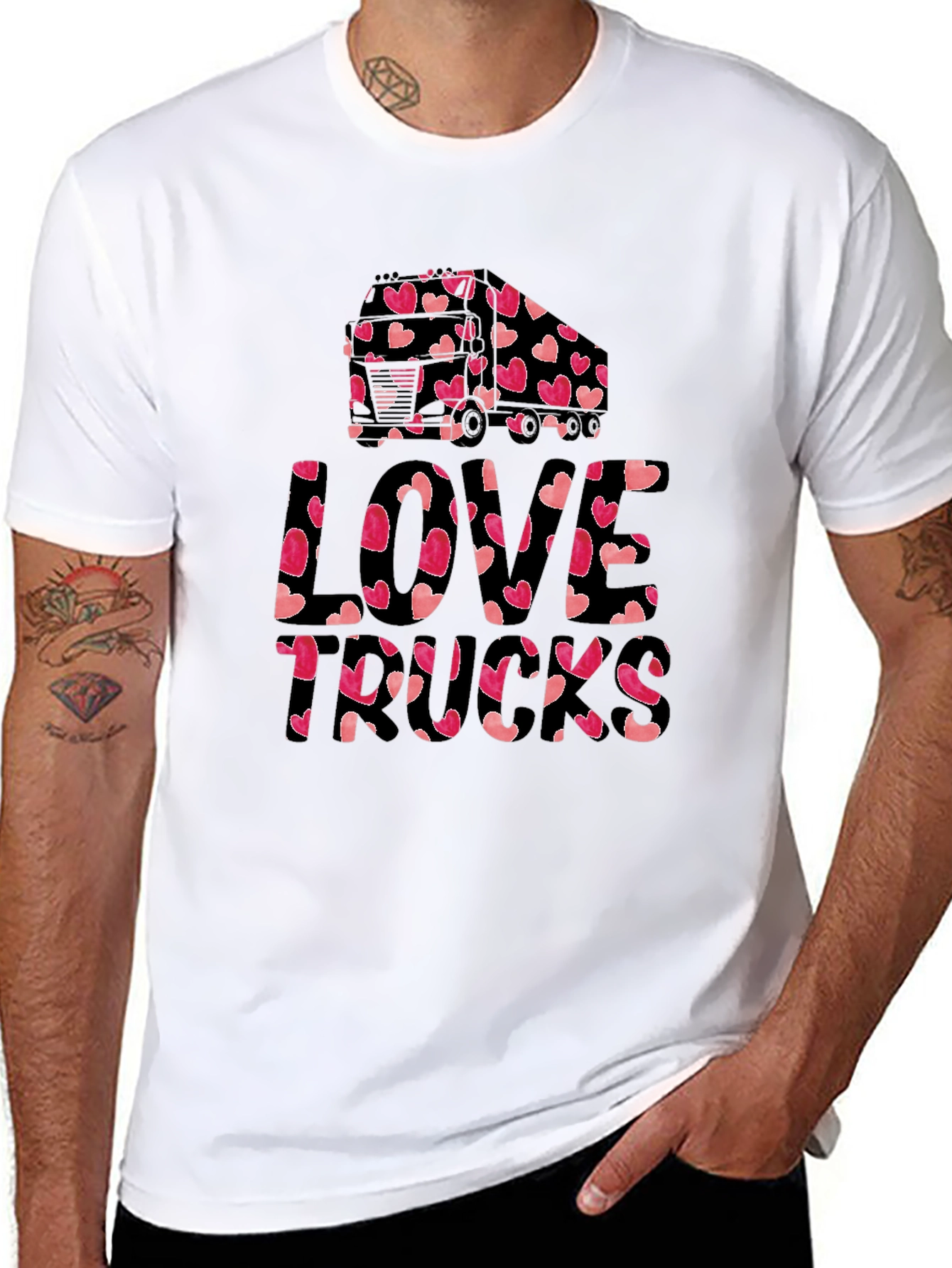 Love Trucks Graphic T-Shirt